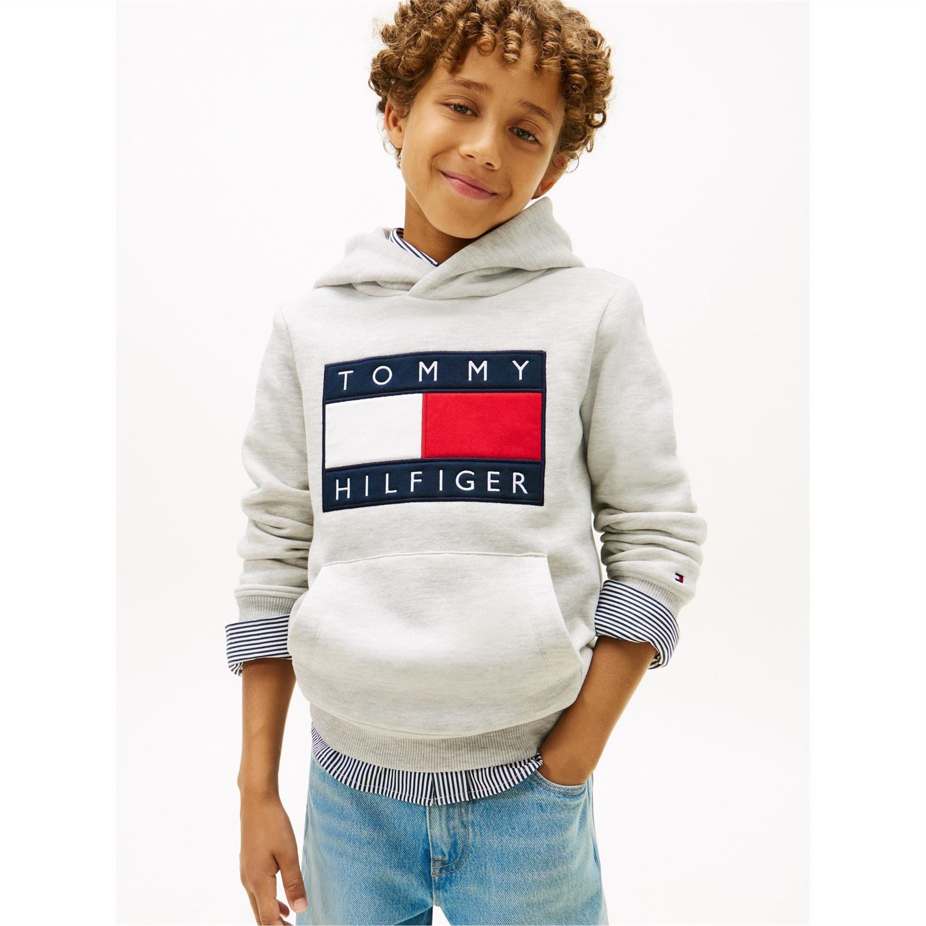 Tommy Hilfiger Heritage Hooded Neck Long Sleeve Sweatshirt