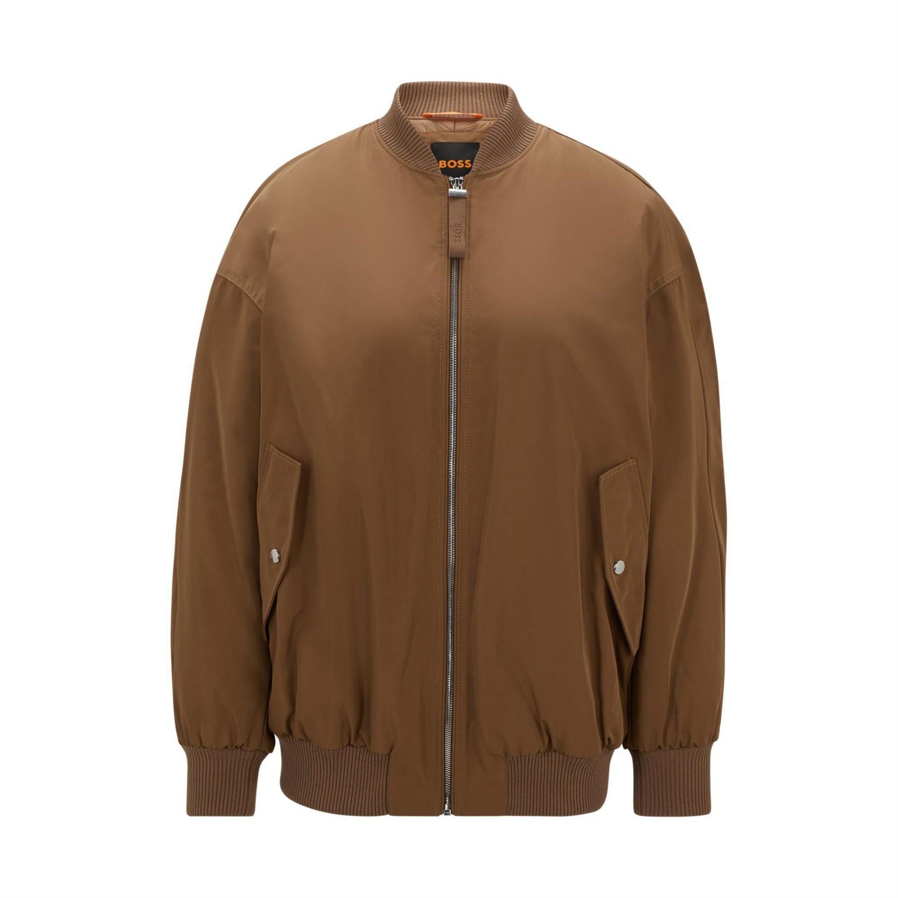 Boss BOSS ORANGE Bomber Parker Jacket with Logo Detail