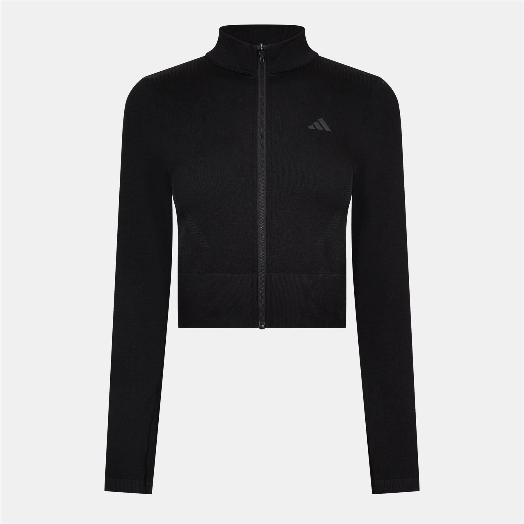 adidas Workout Essentials Climacool Full Zip Long Sleeve Performance Training Jacket