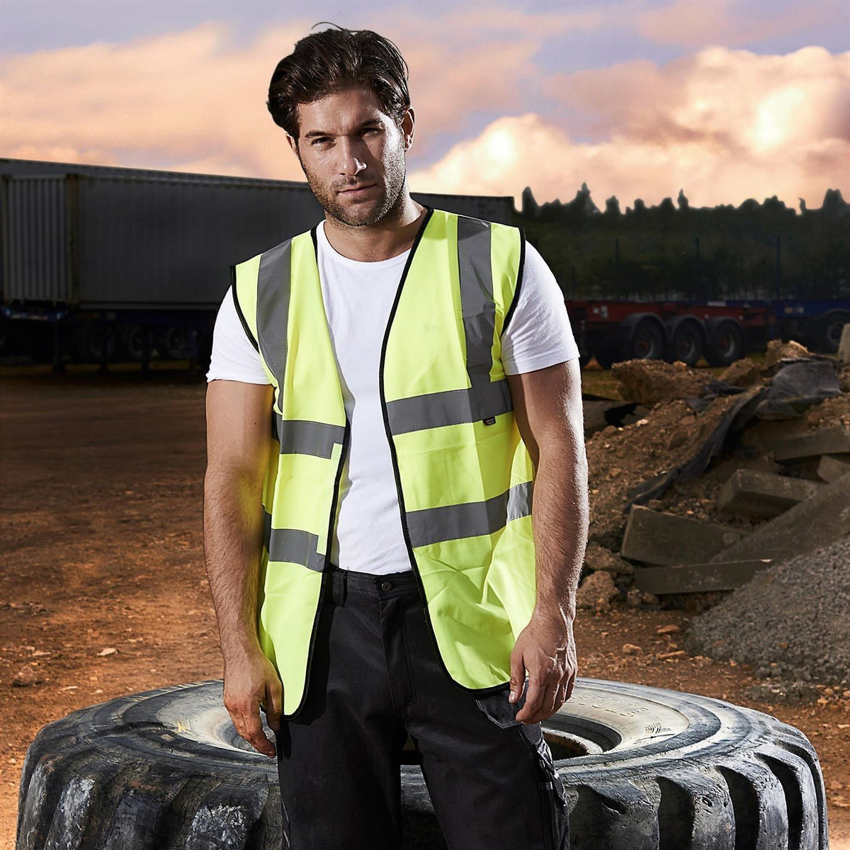 Dunlop Hi Vis Vest Adults