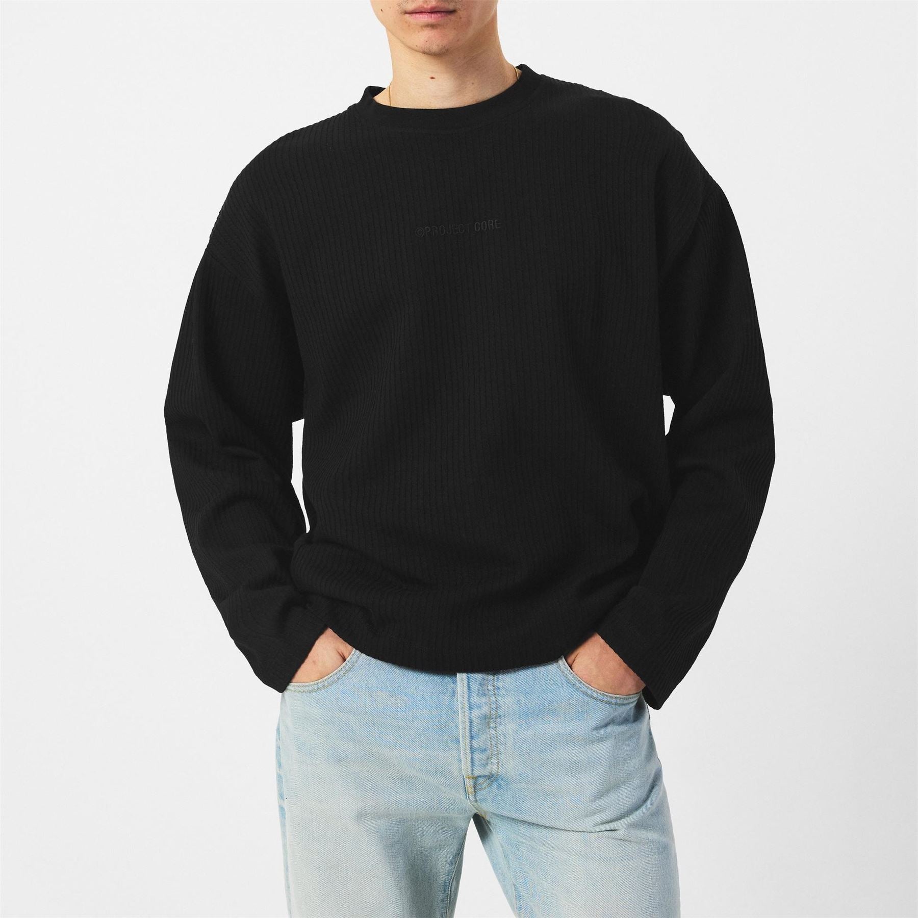 Jack and Jones Crew Neck Relaxed Fit Sweater