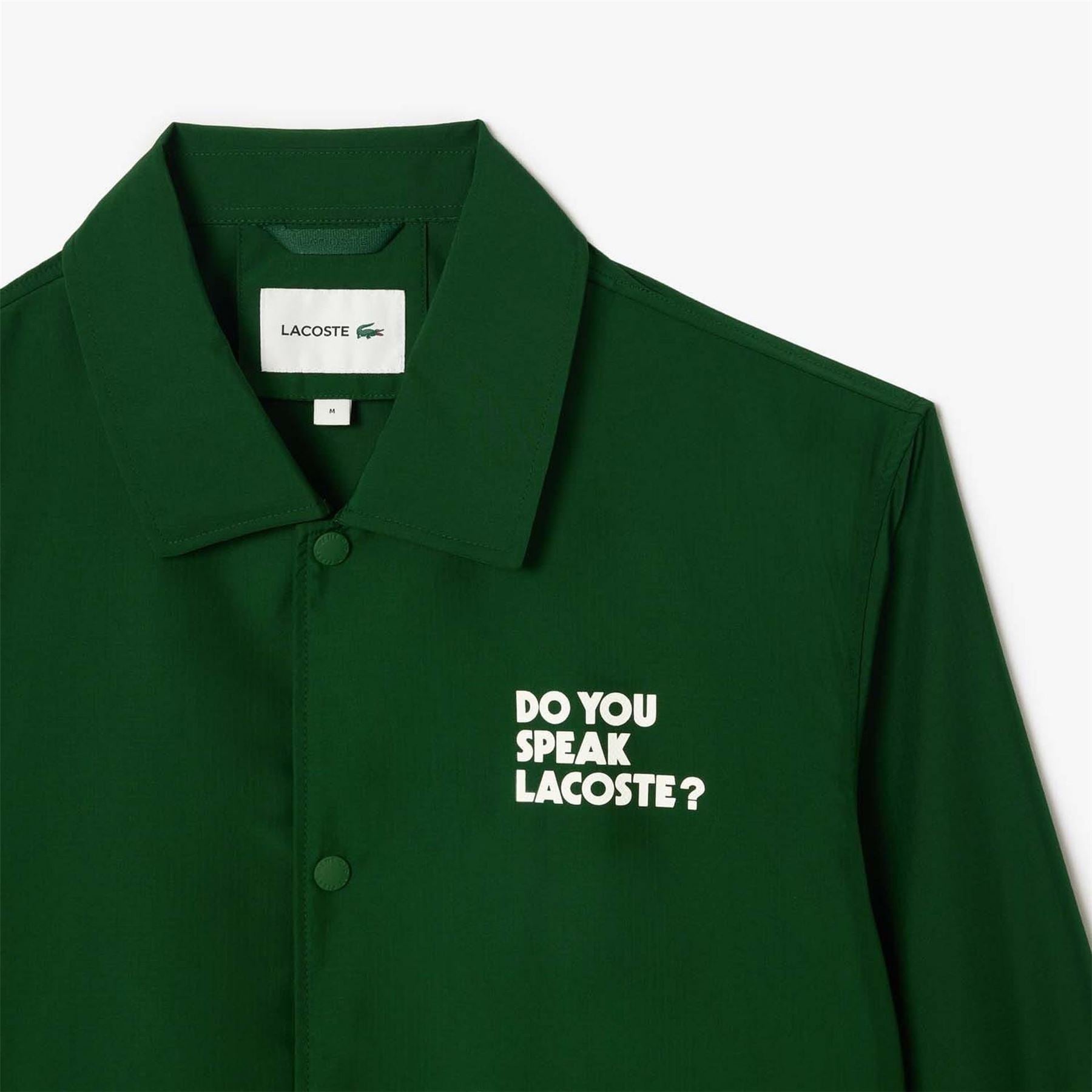 Lacoste Showerproof Ripstop Coach Jacket
