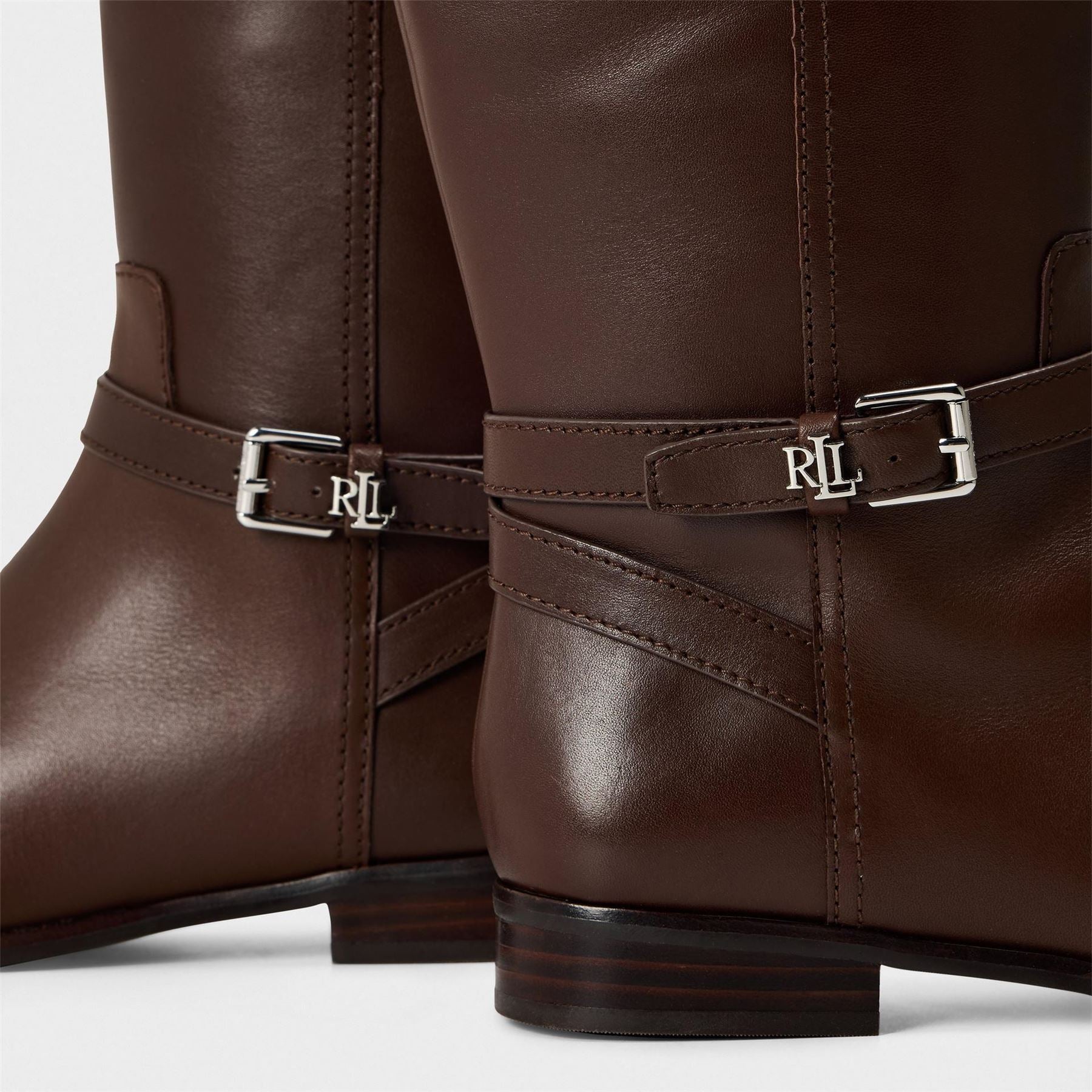 Lauren by Ralph Lauren Real Leather Brook Knee High Boots