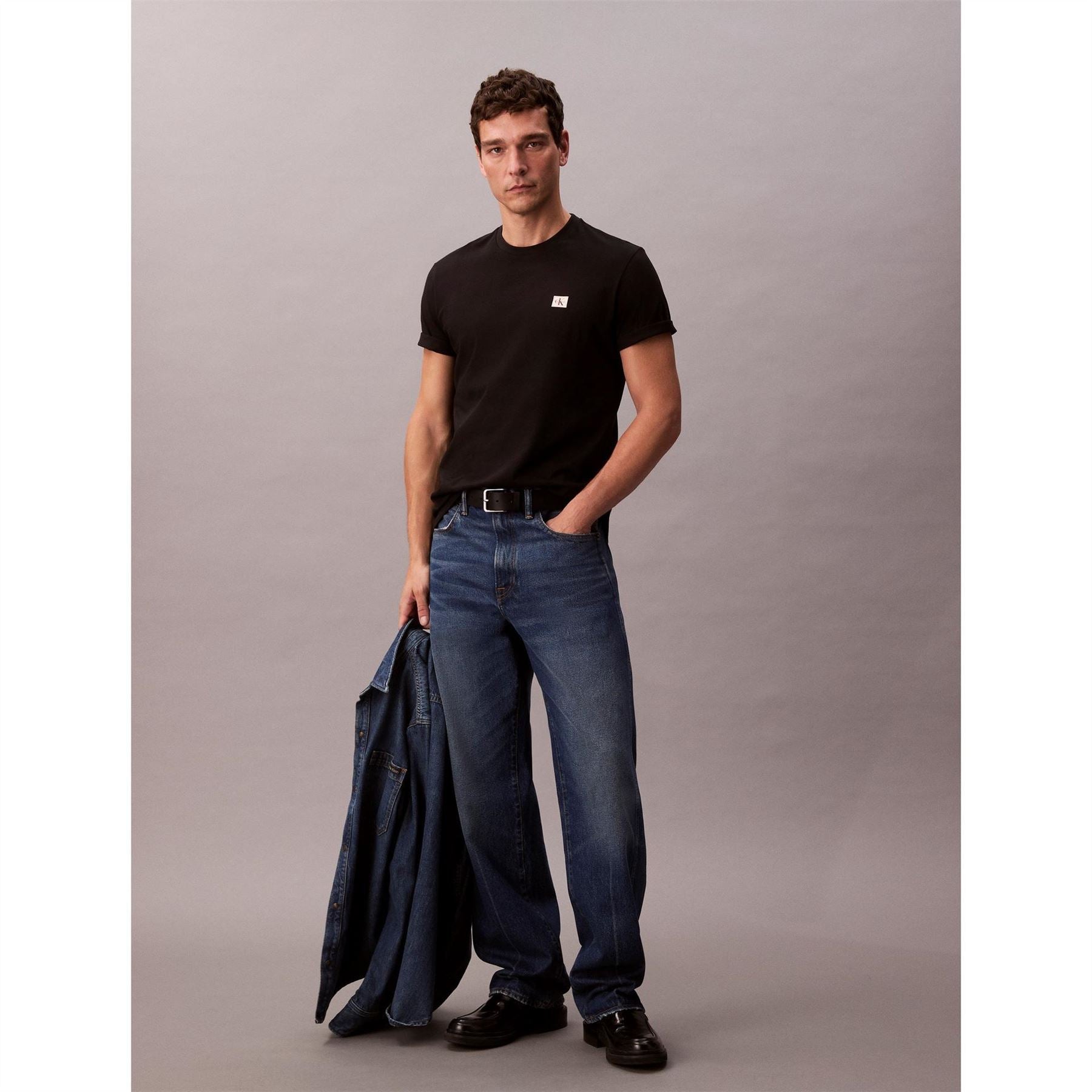 Calvin Klein Jeans Box Crew Neck Short Sleeve T-Shirt