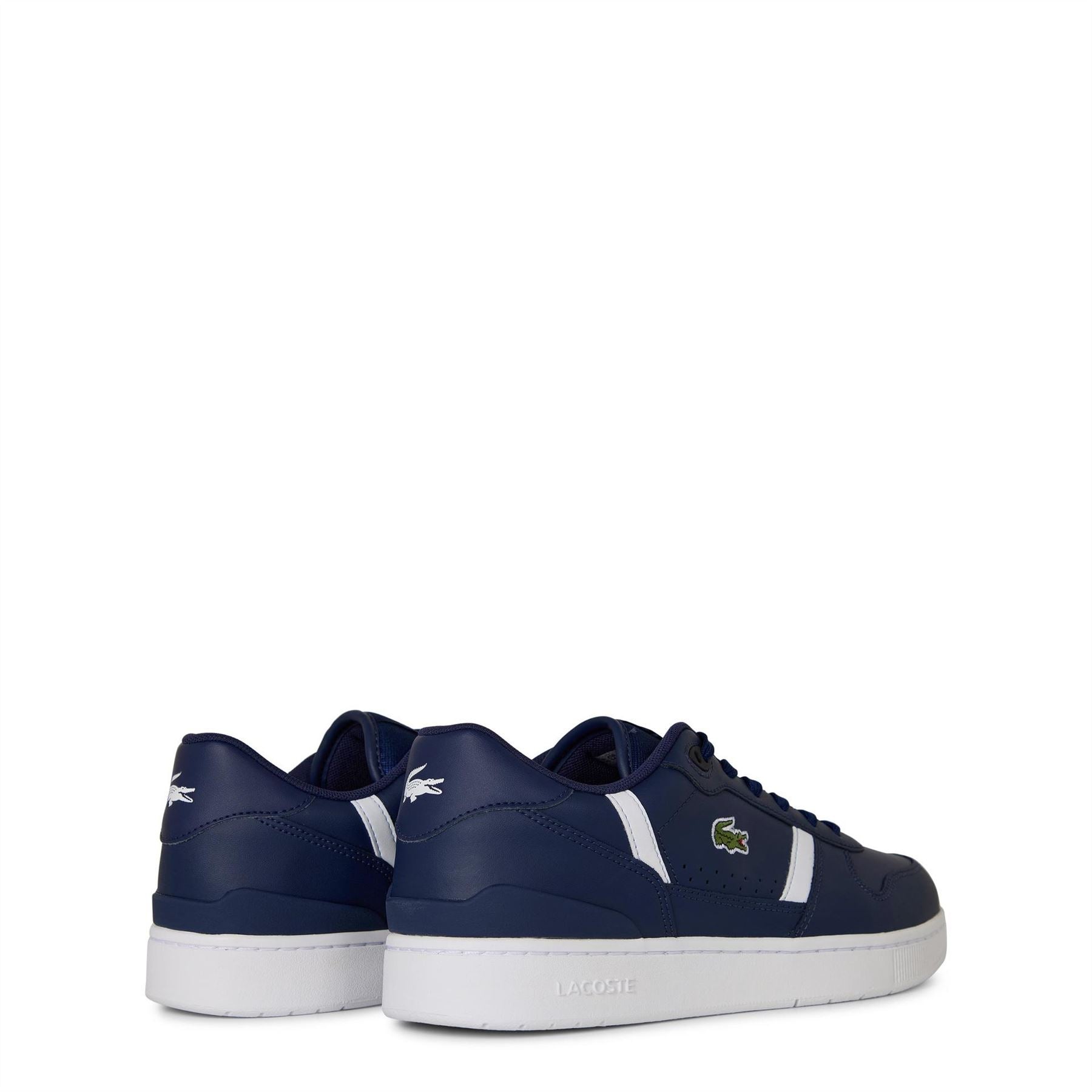 Lacoste T Clip Low Top Crocodile Print Sneakers
