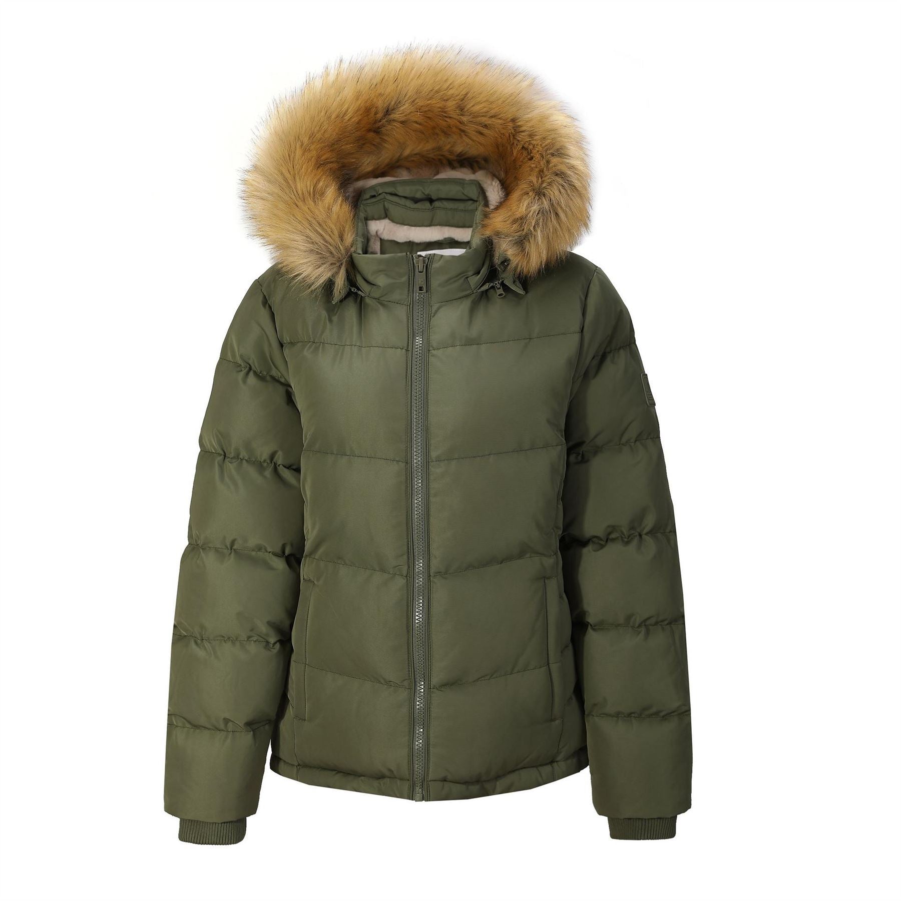 SoulCal 2 Zip Bubble Jacket For Ladies