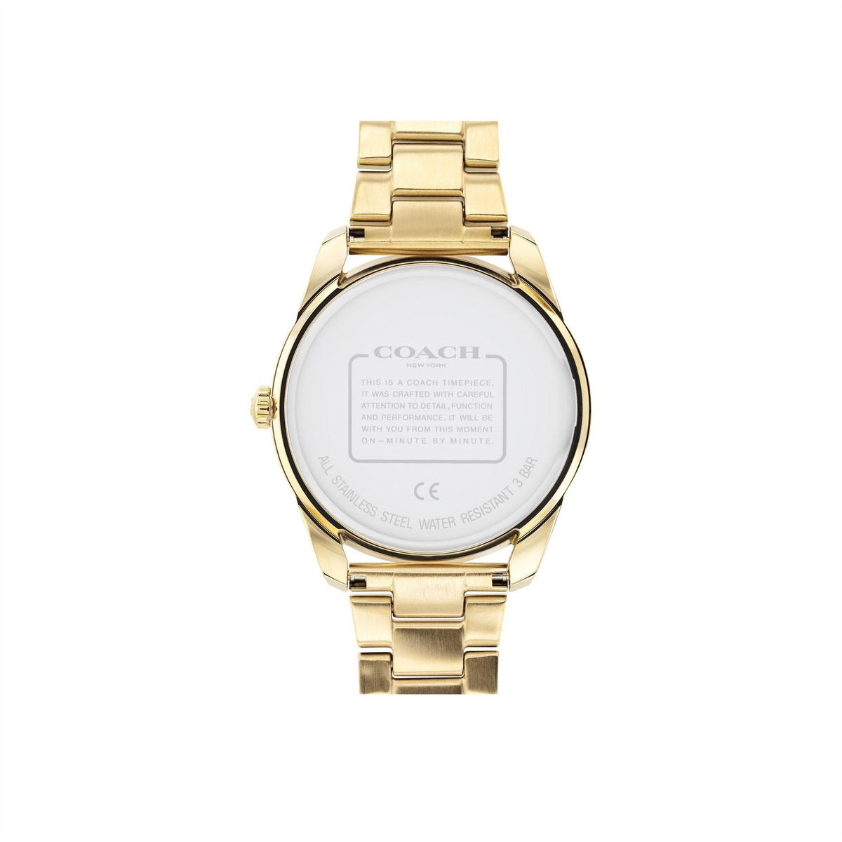 Coach Gold Plated Preston Watch