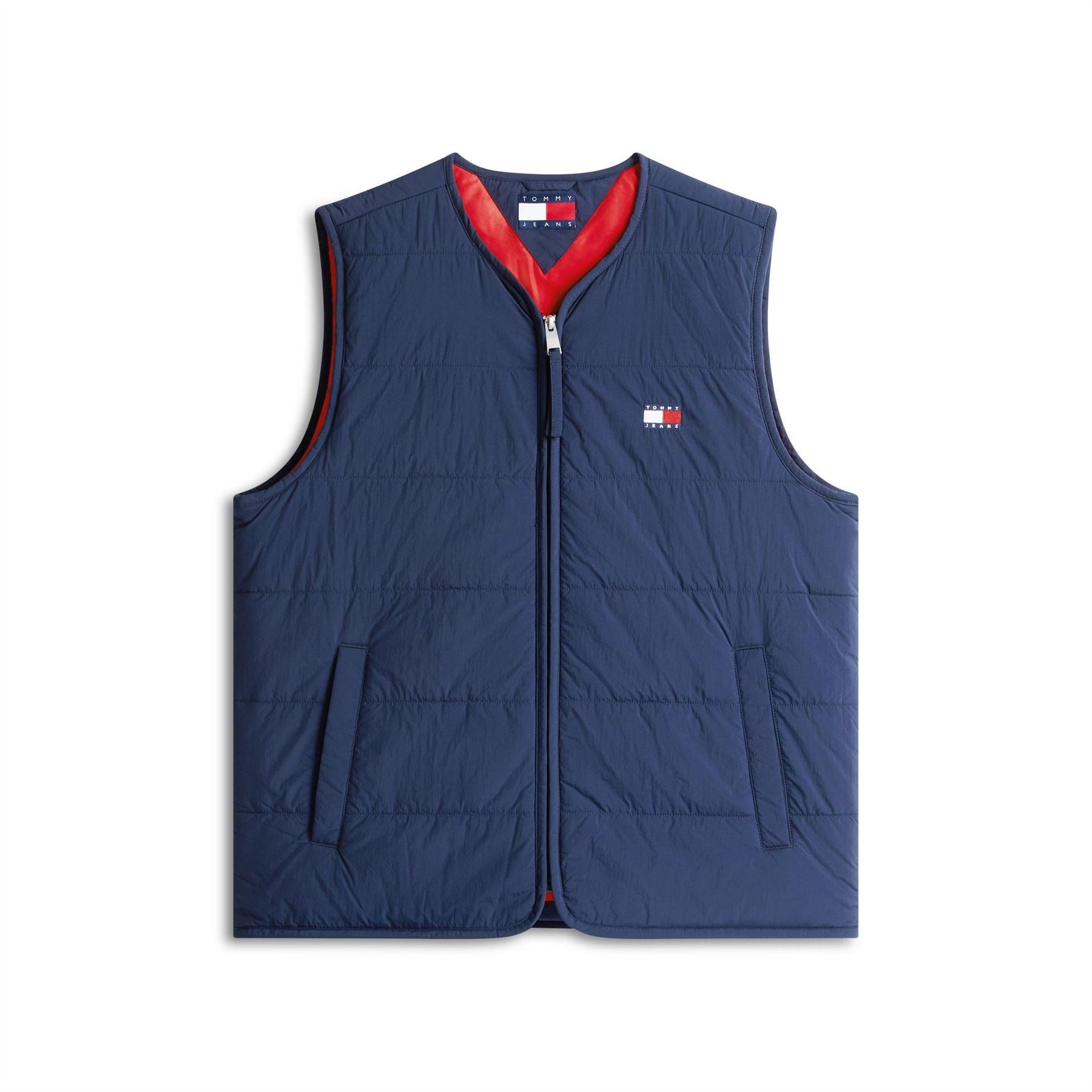 Tommy Jeans Flag Quilt Vest Sn62