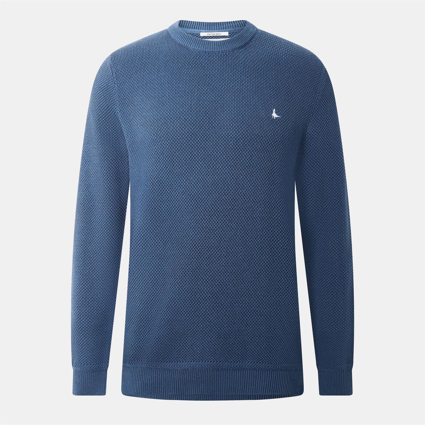 Jack Wills Mens Linus Seed Stitch Crew Neck Jumper