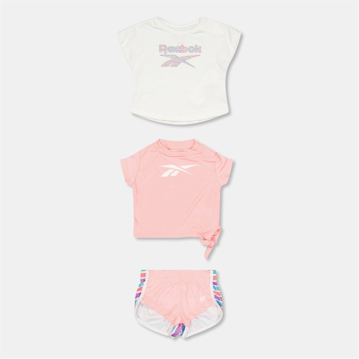 Reebok Crew Neck Short Sleeve T-Shirt and Short Set