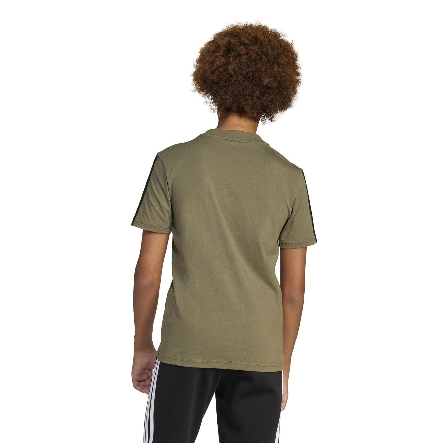 adidas 3 Stripe Essentials T-Shirt Junior