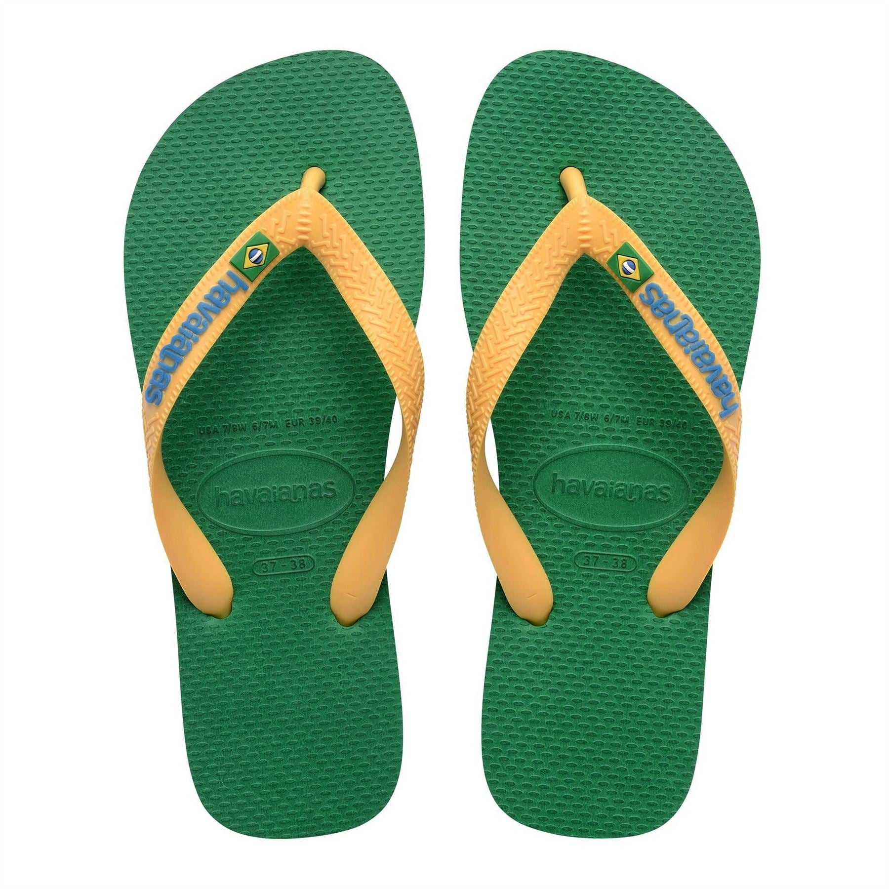 Havaianas Brasil Logo Flip Flops