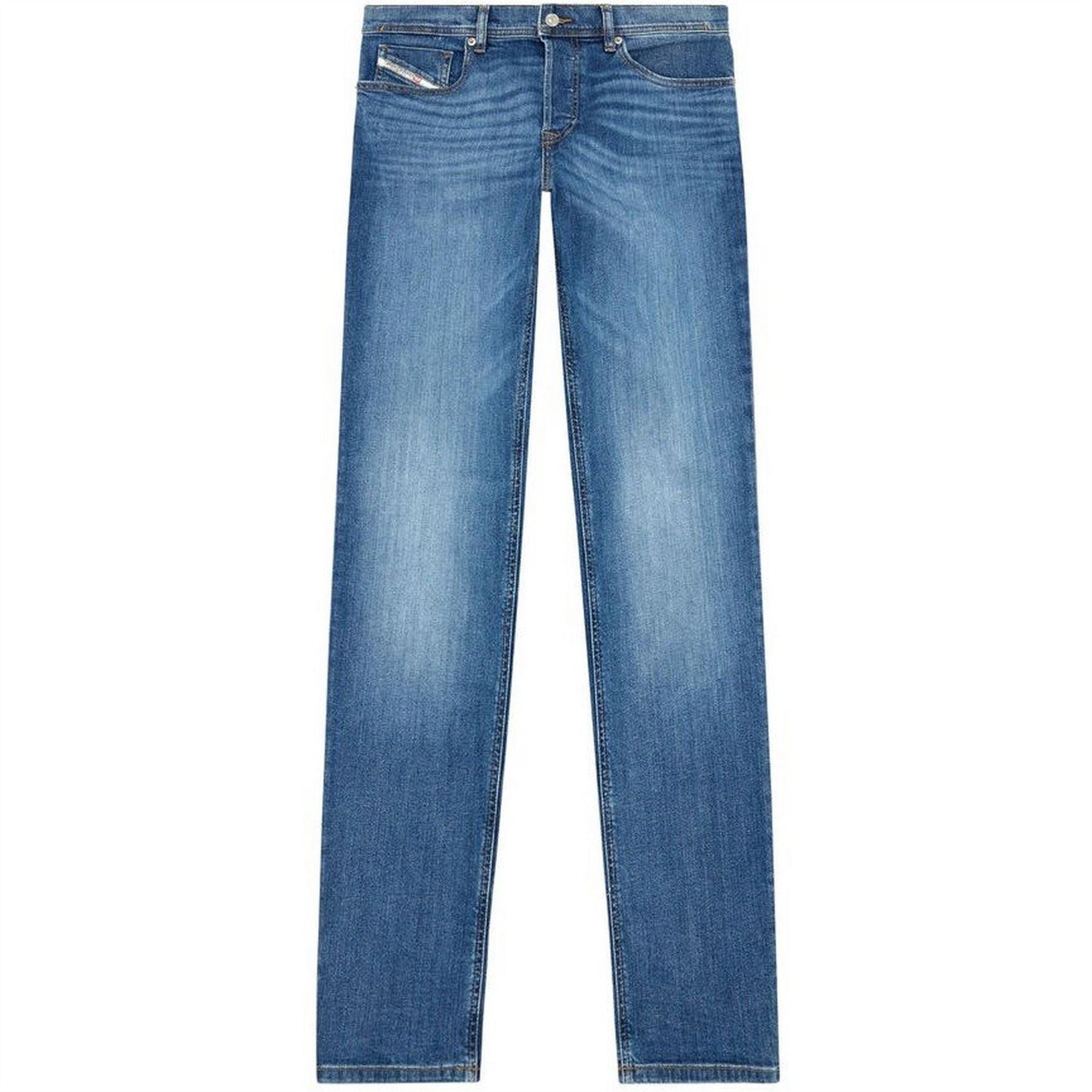 Diesel Five Pocket Tapered Fit Jeans