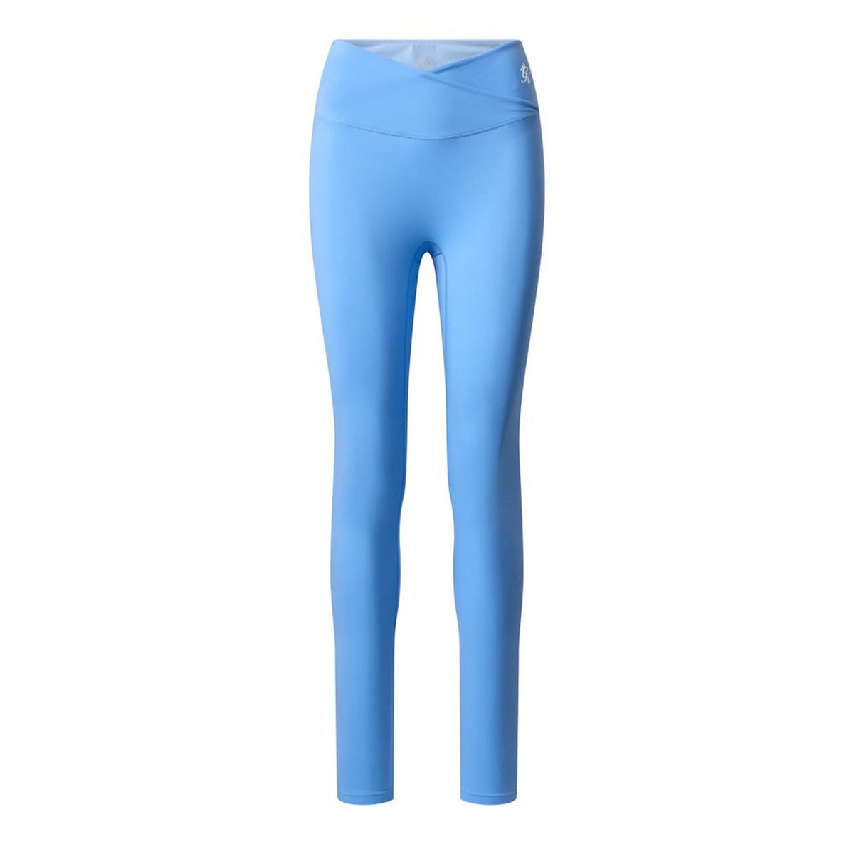 Gym King King 365 Wrap Over Legging   Blue Cotton