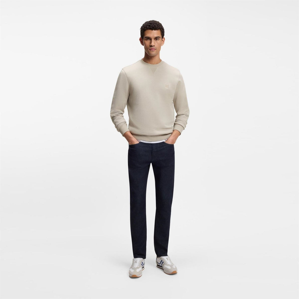 Boss Orange Long Sleeve Premium Cotton Sweatshirt (westart Crew Neck)
