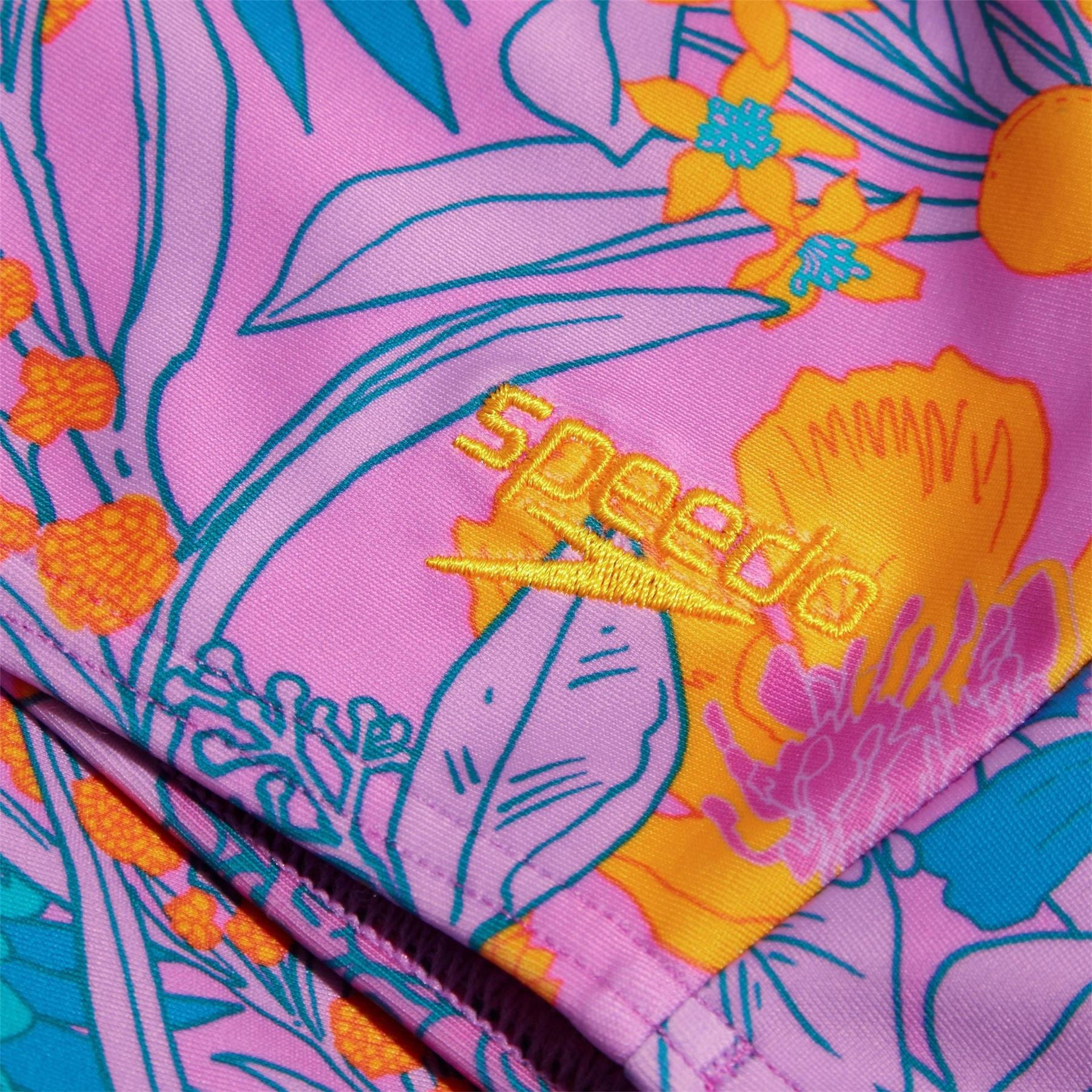 Speedo Allover Floral Patterned Bikini Set