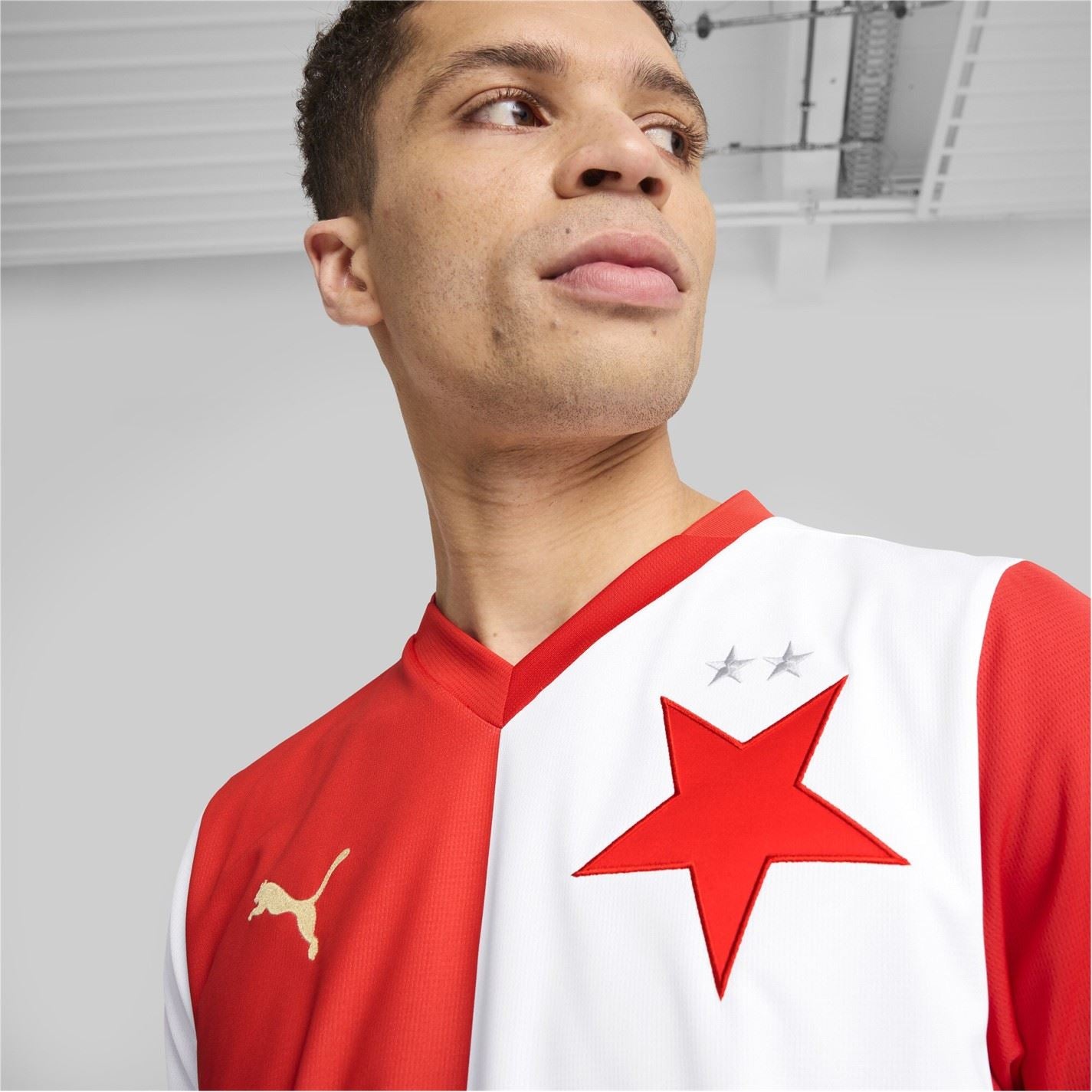 Puma Slavia Prague Home Shirt 2024 2025 Adults