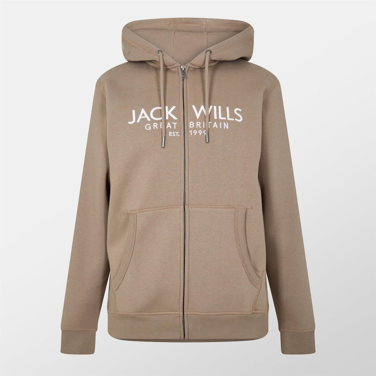 Jack Wills Mens Graphic Zip Hoodie