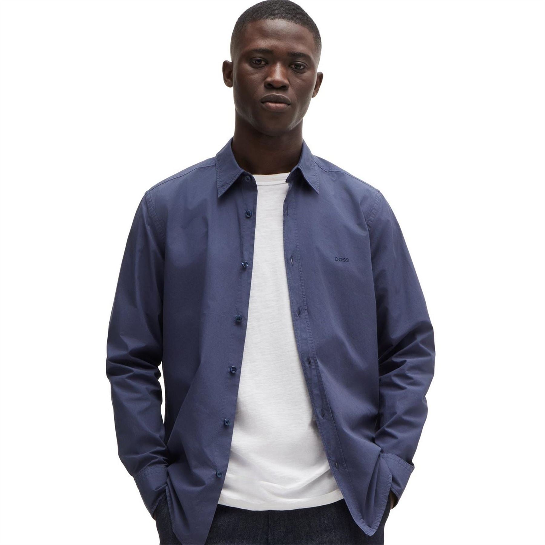 Boss Relegant 6 M Plain Long Sleeve Shirt