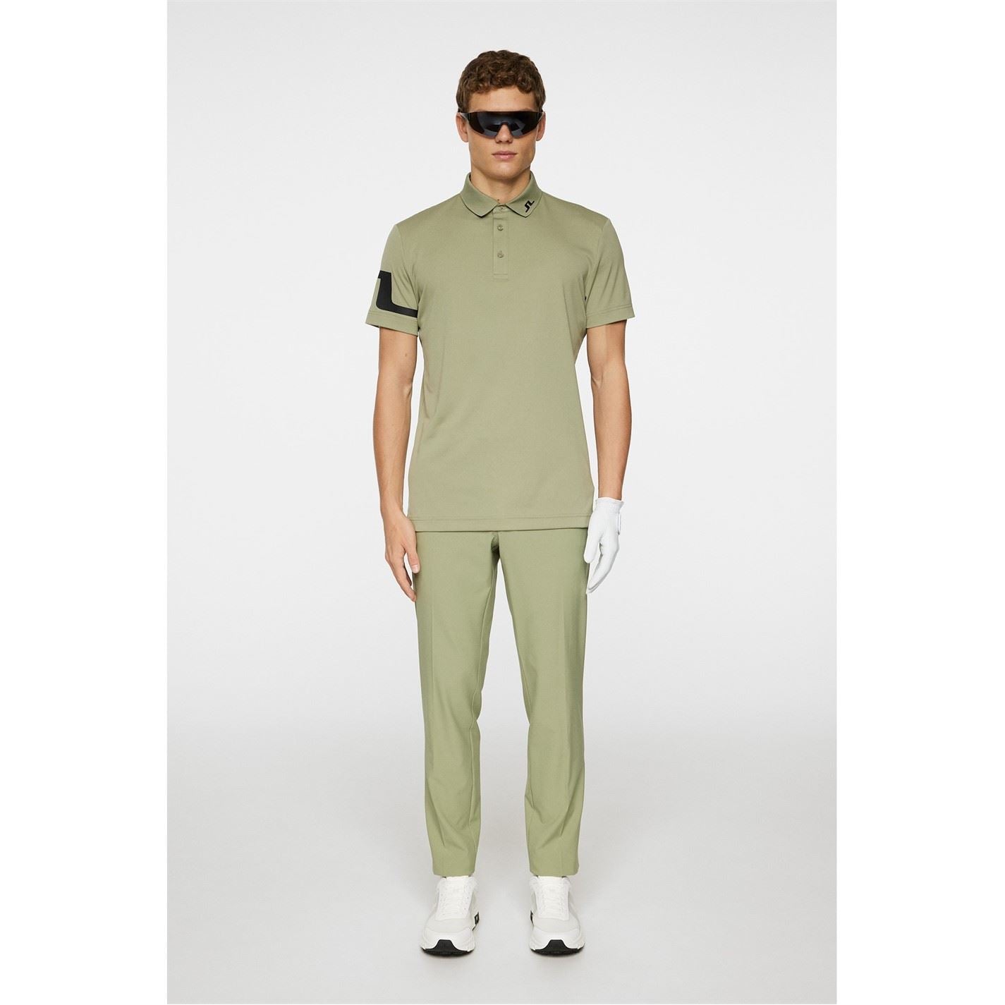 J Lindeberg Golf Short Sleeve Performance Polo Shirt