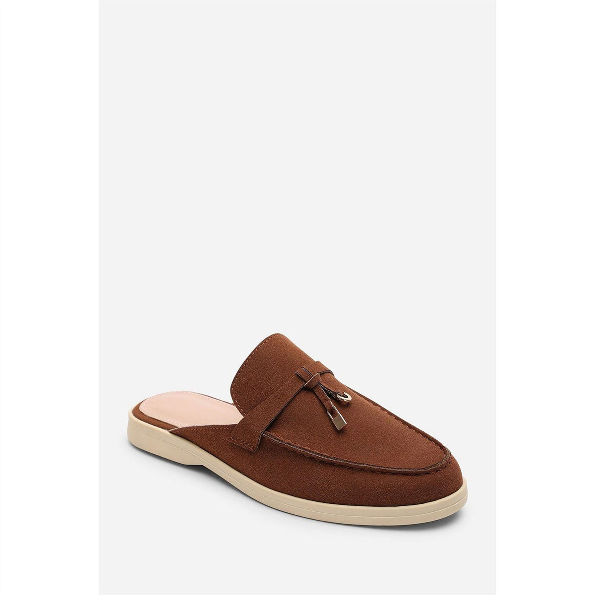 Wheres That From Flat Slip On Loafer With Tassel Detail