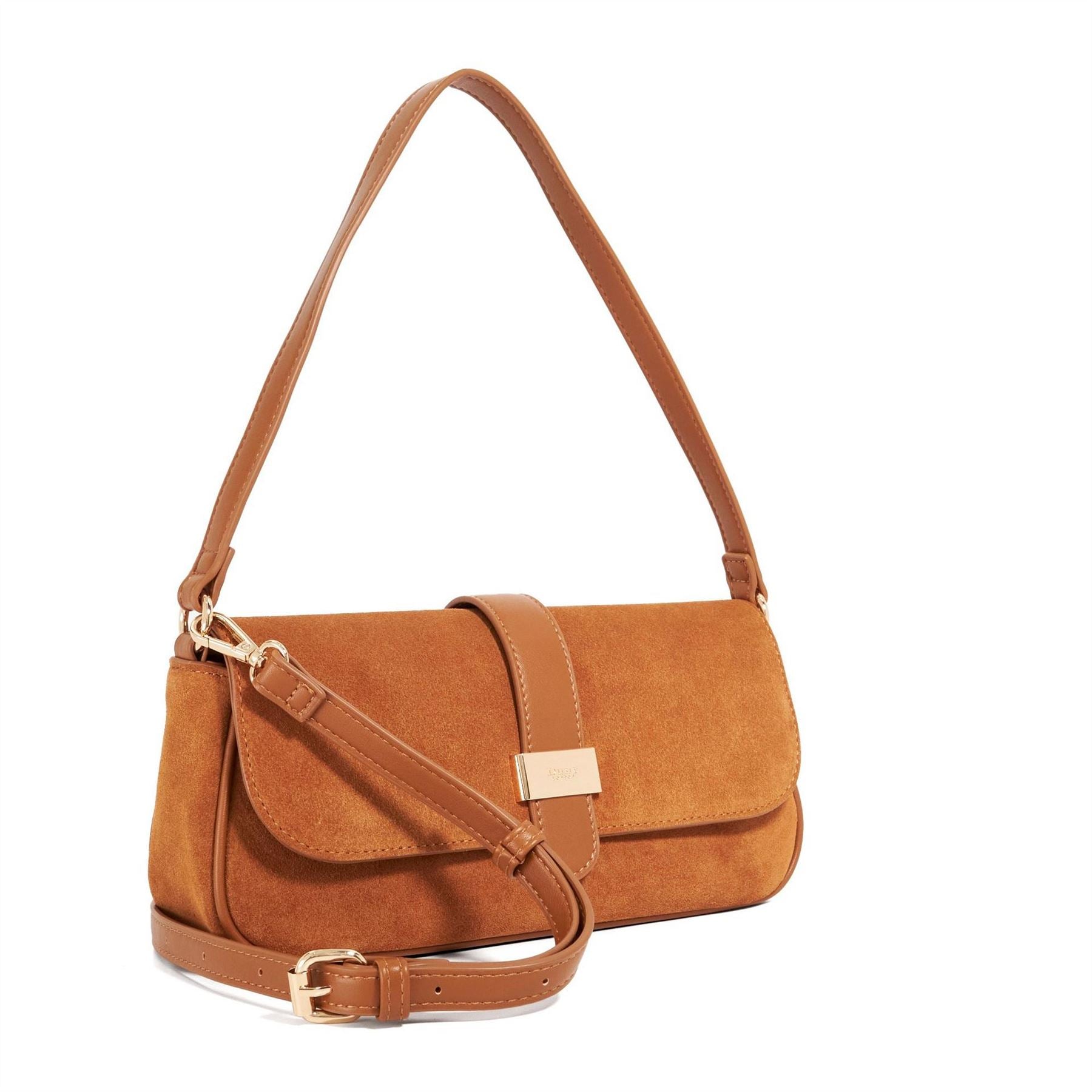 Dune London Lo Delsees Rectangle Shape Baguette Gold-Tone Hardware
