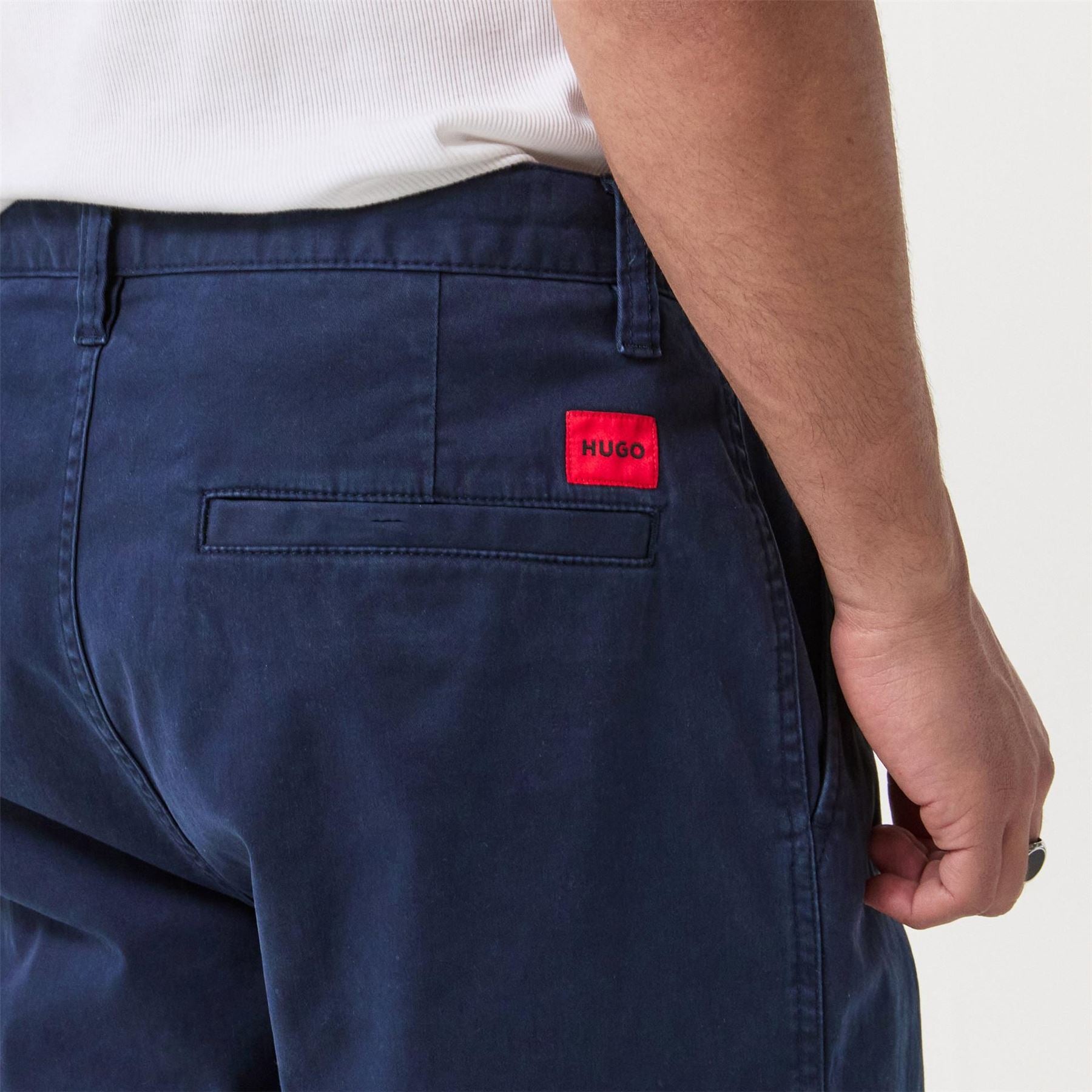 Hugo Tailored Straight Leg Trousers