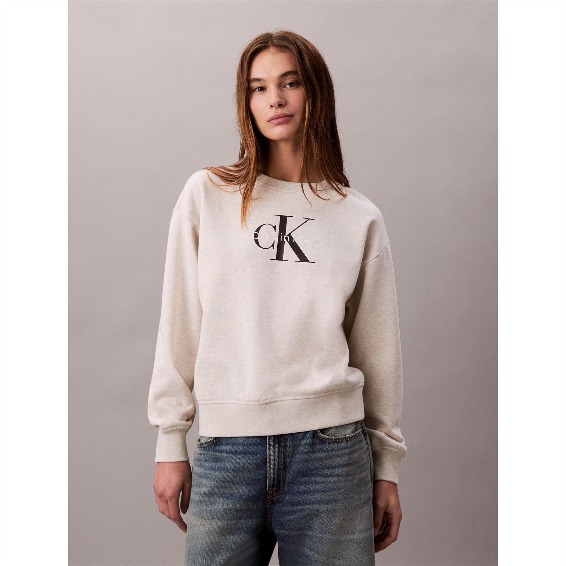 Calvin Klein Jeans Crew Neck Long Sleeve Sweatshirt