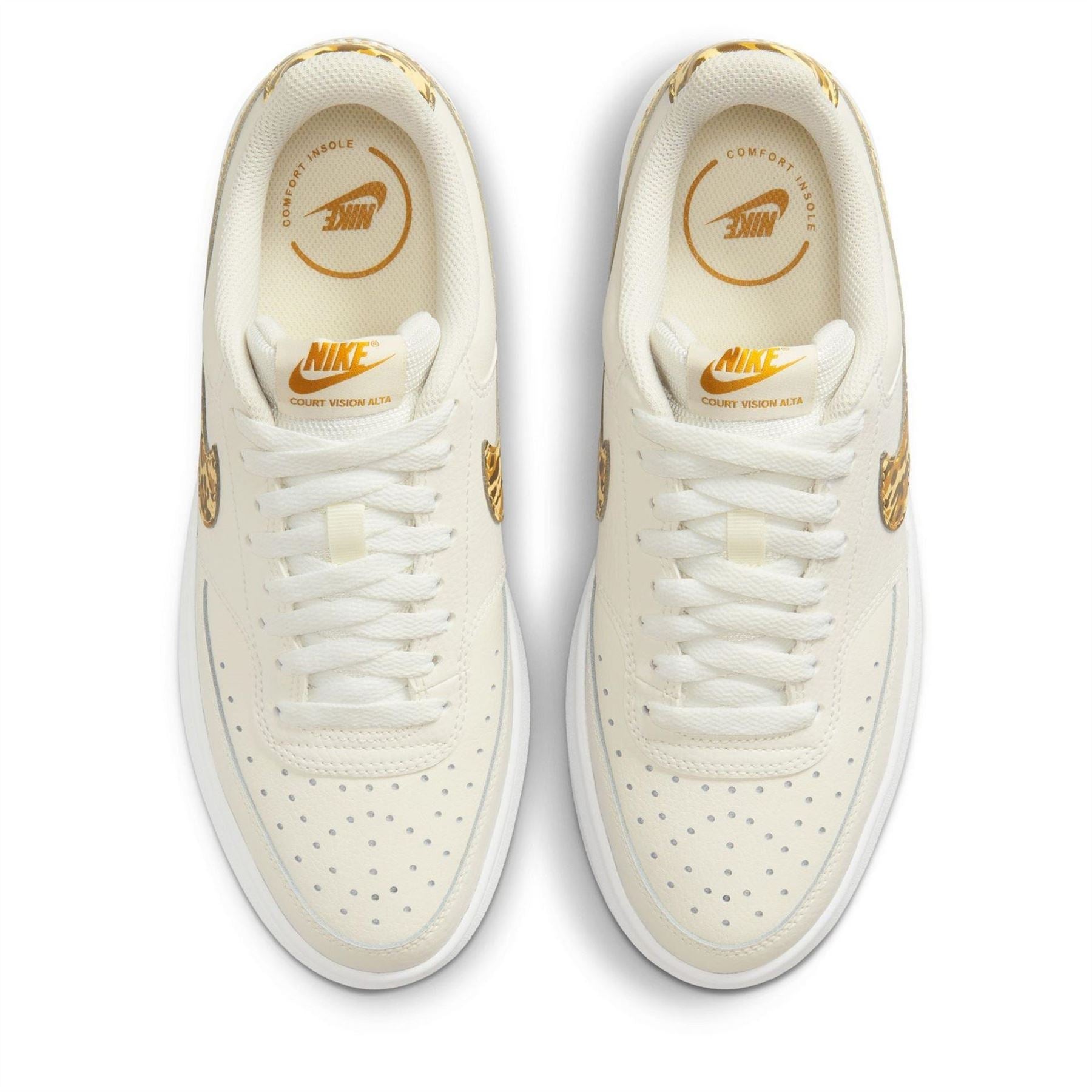Nike Womens Court Vision Alta Leather Trainers