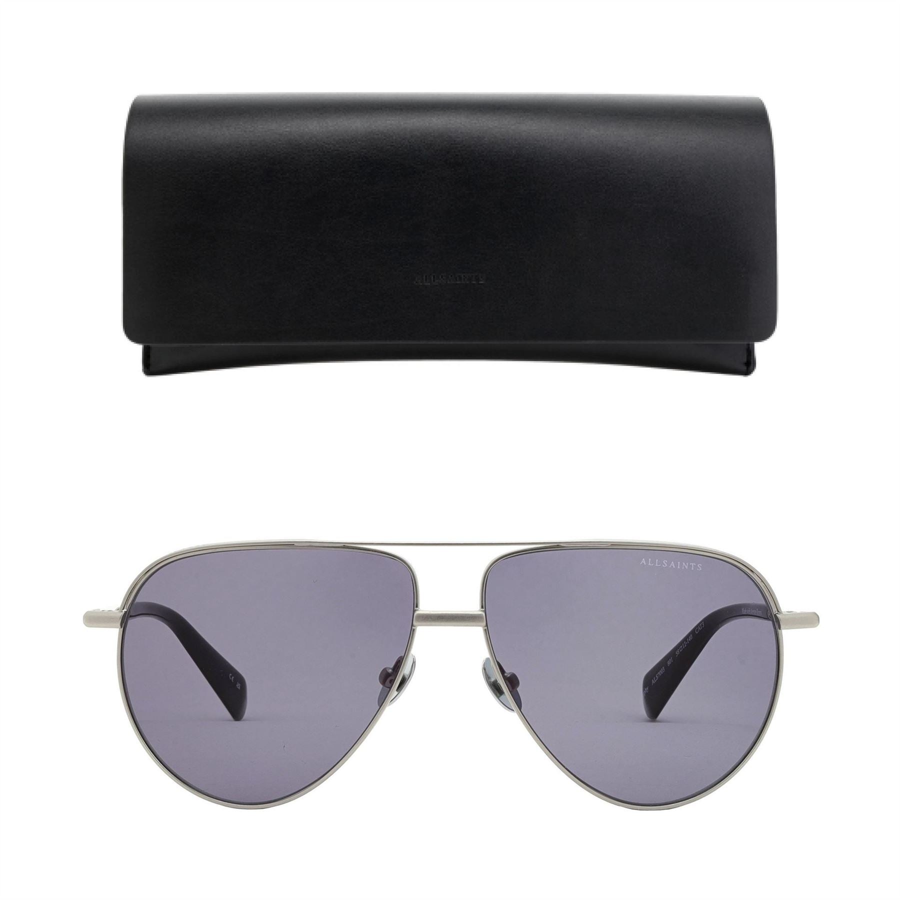 AllSaints Sai Murphy Double Bridge Aviator Sunglasses