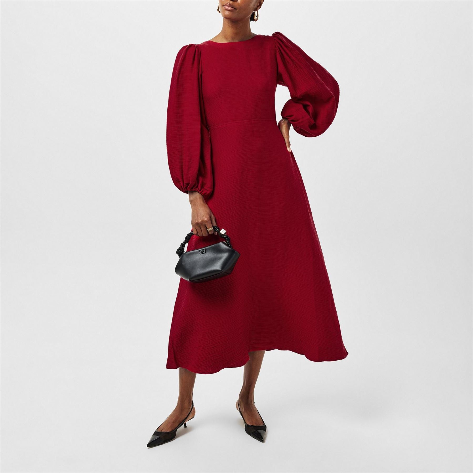 Nobodys Child Child Zola Crew Neck Midi A-Line Dress