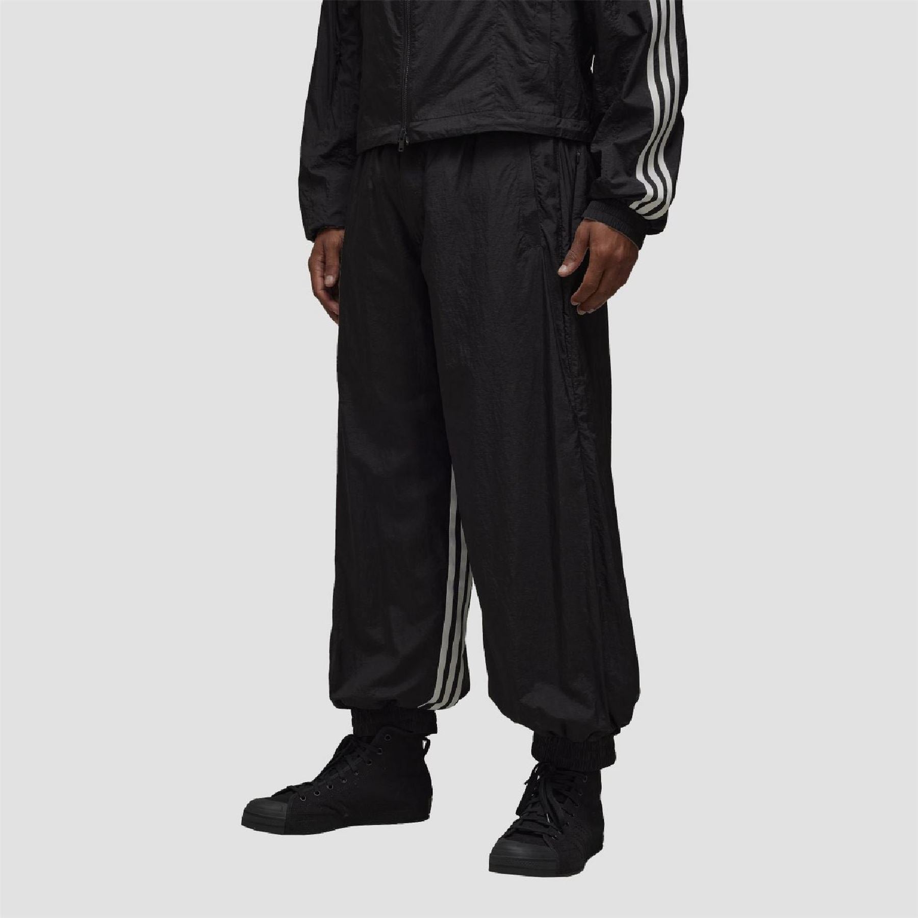 Y3 3 Stripes Shell Track Bottoms