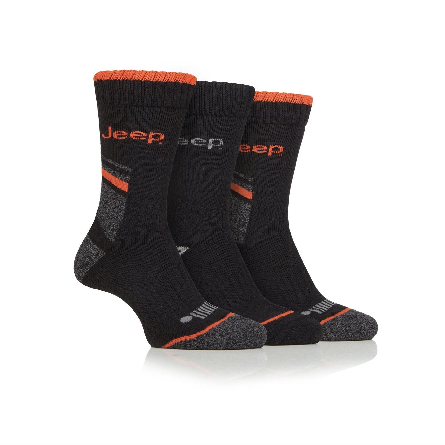 Jeep Mens Pack Work Boot Socks
