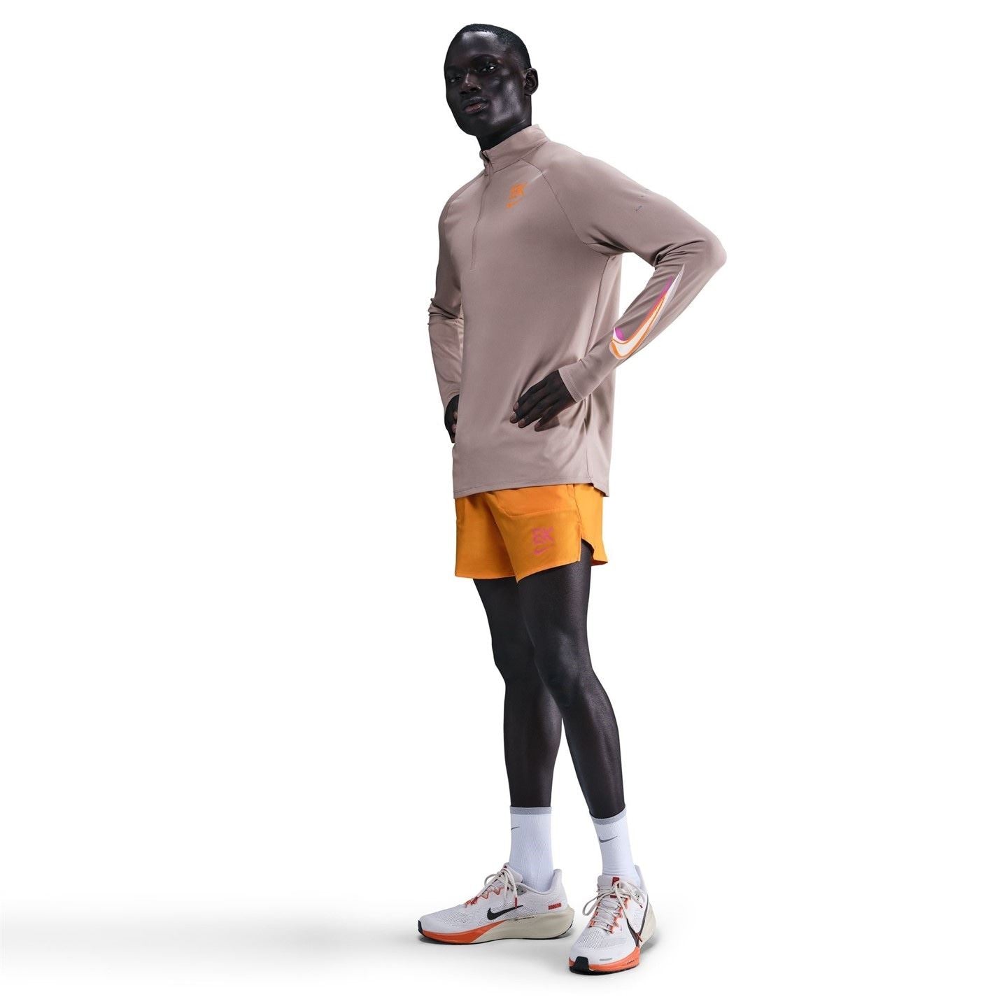 Nike Half-Zip Funnel Neck Long Sleeve Tech Top