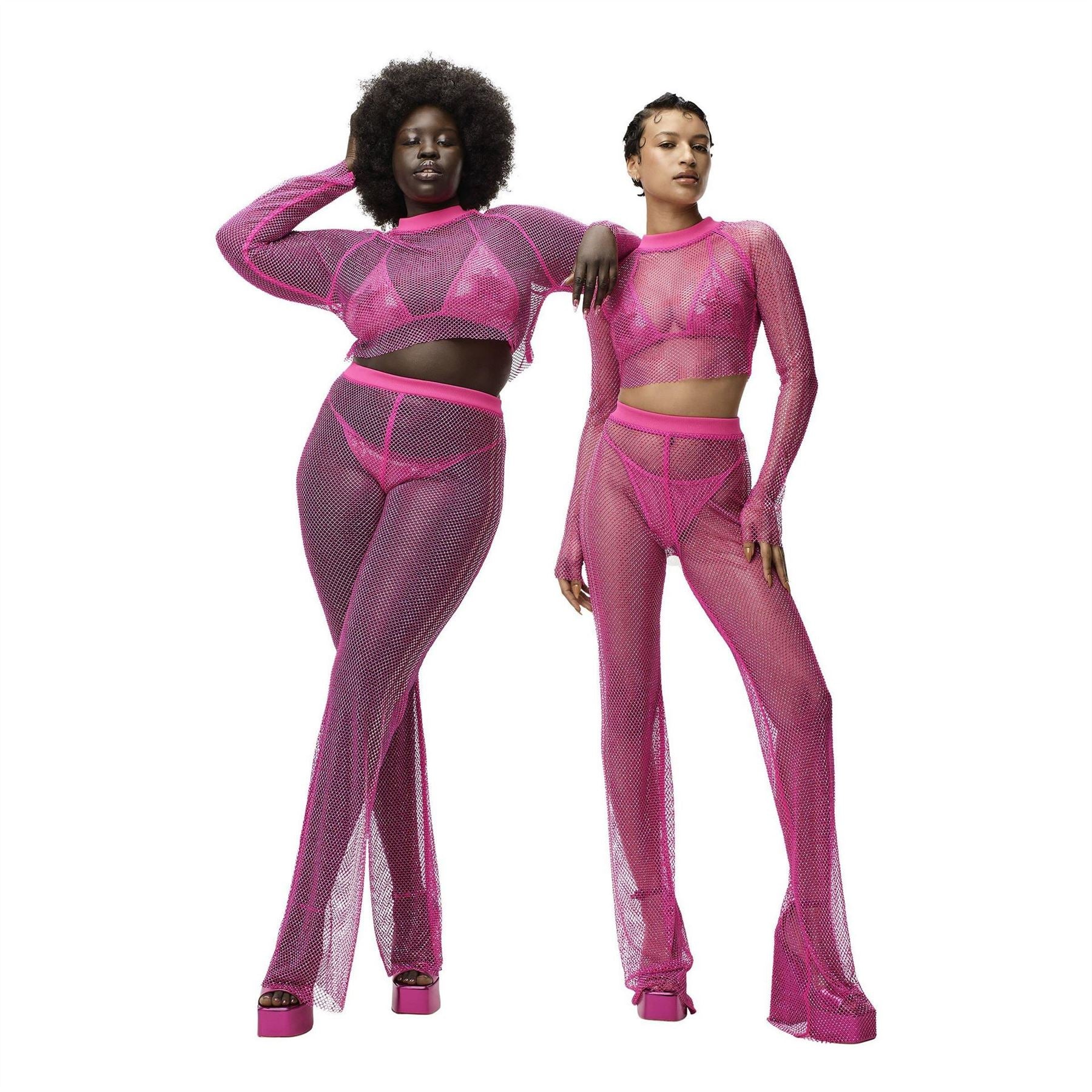 adidas Womens Crystal Mesh Cover Up Long Sleeve Top