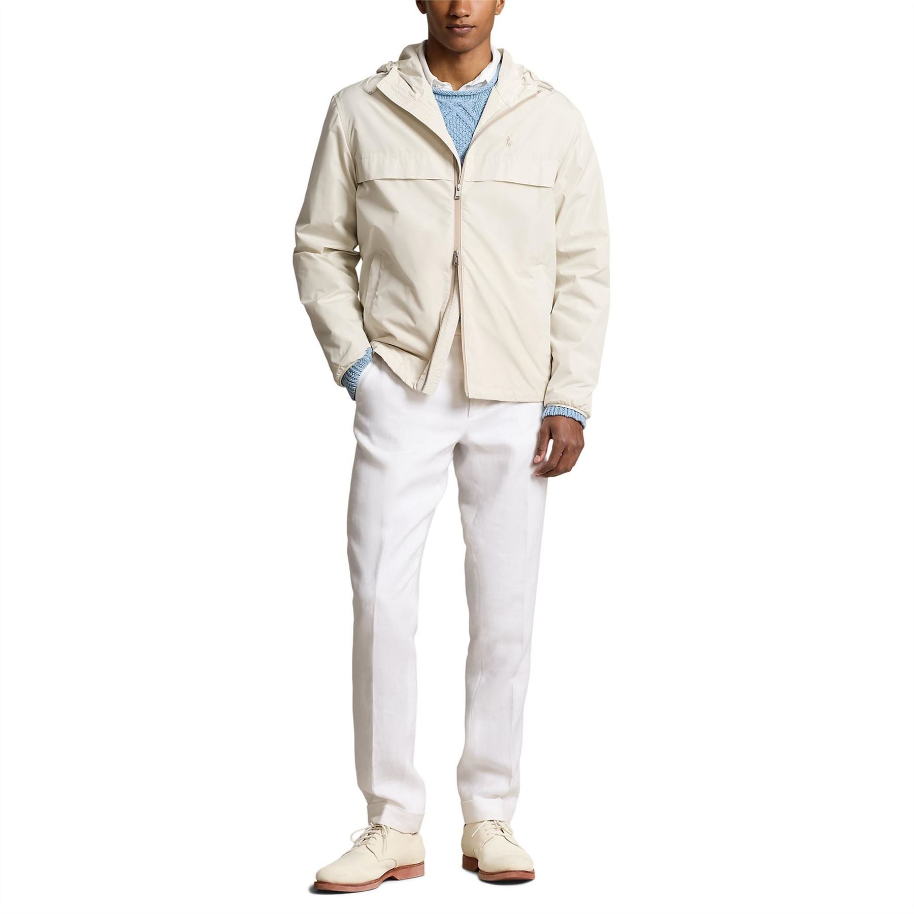 Polo Ralph Lauren Full Zip Long Sleeve Hip Length Windbreaker