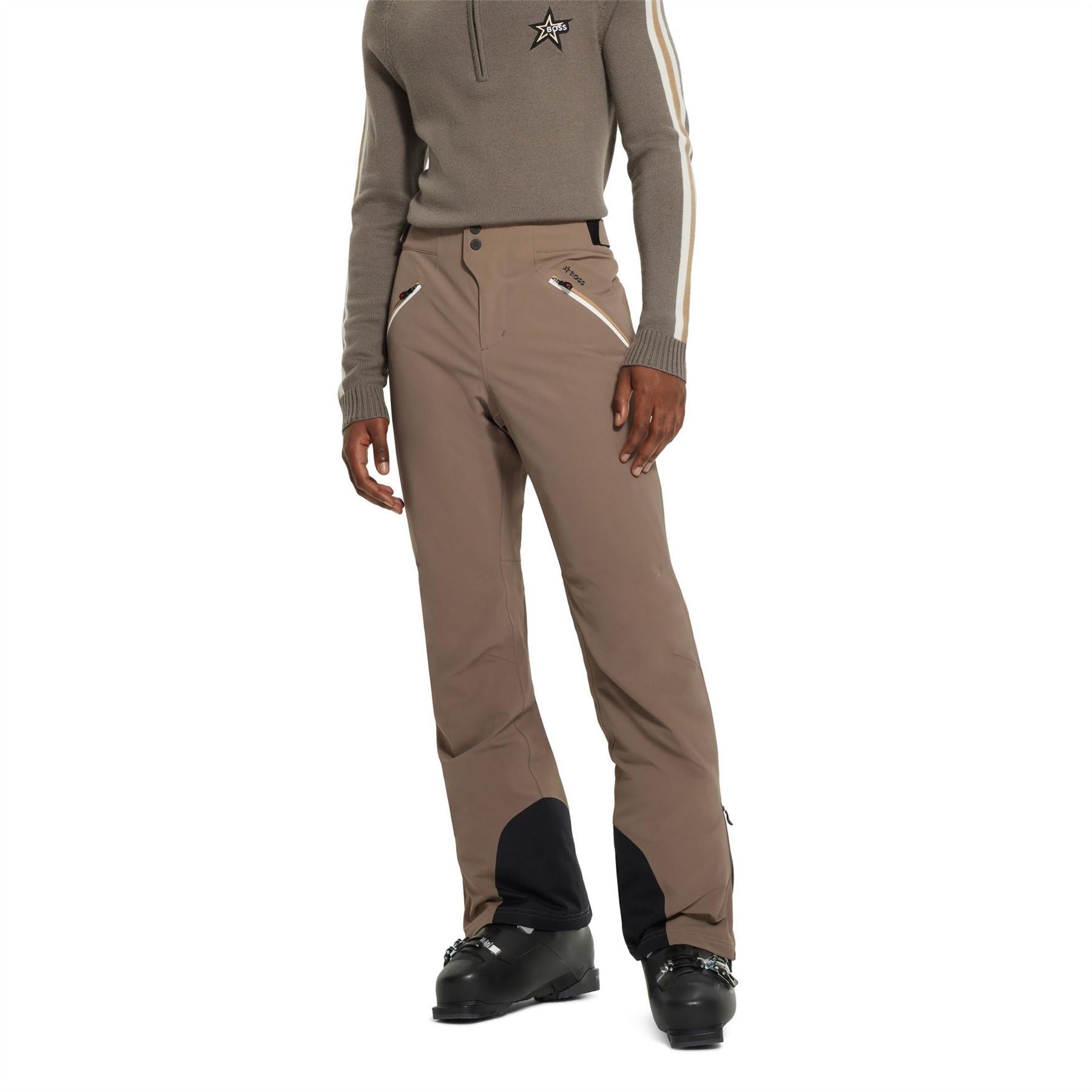 Boss Solid Patterned Regular Fit Ski Salopette