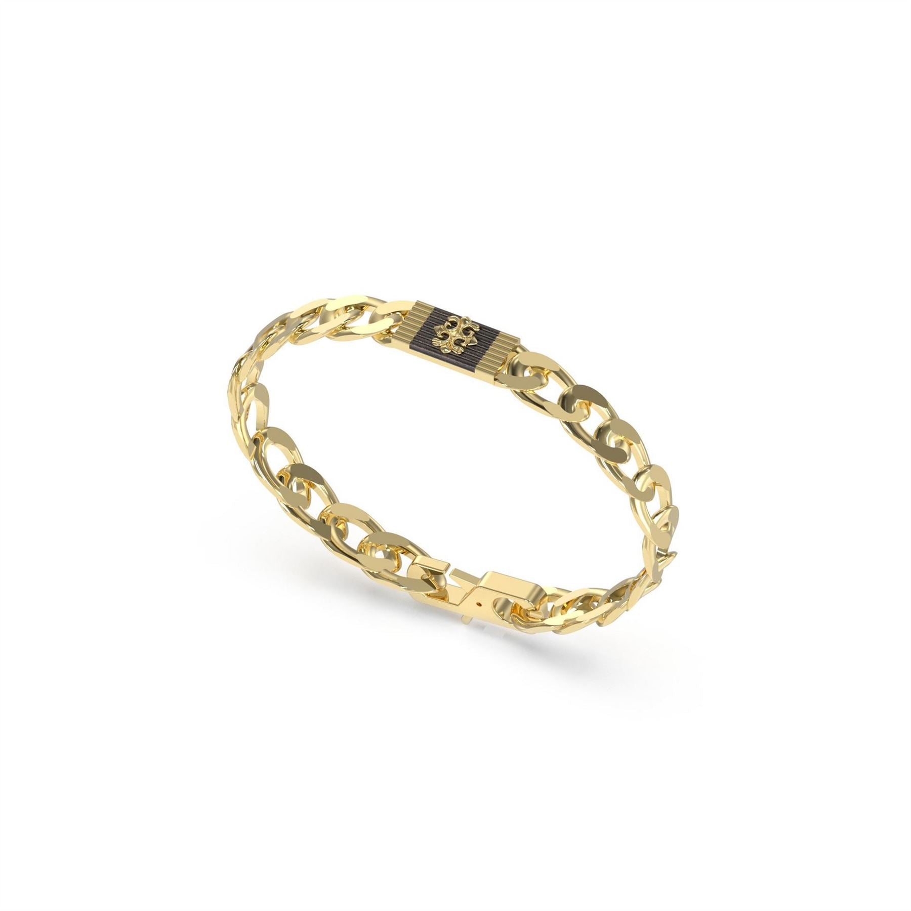 Guess Tag Stainless Steel Chain Bracelet