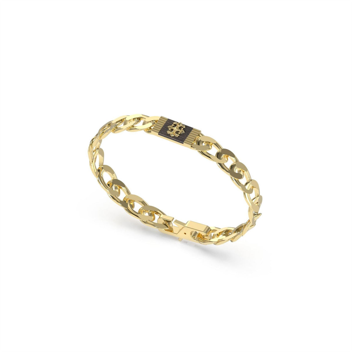 Guess Tag Stainless Steel Chain Bracelet