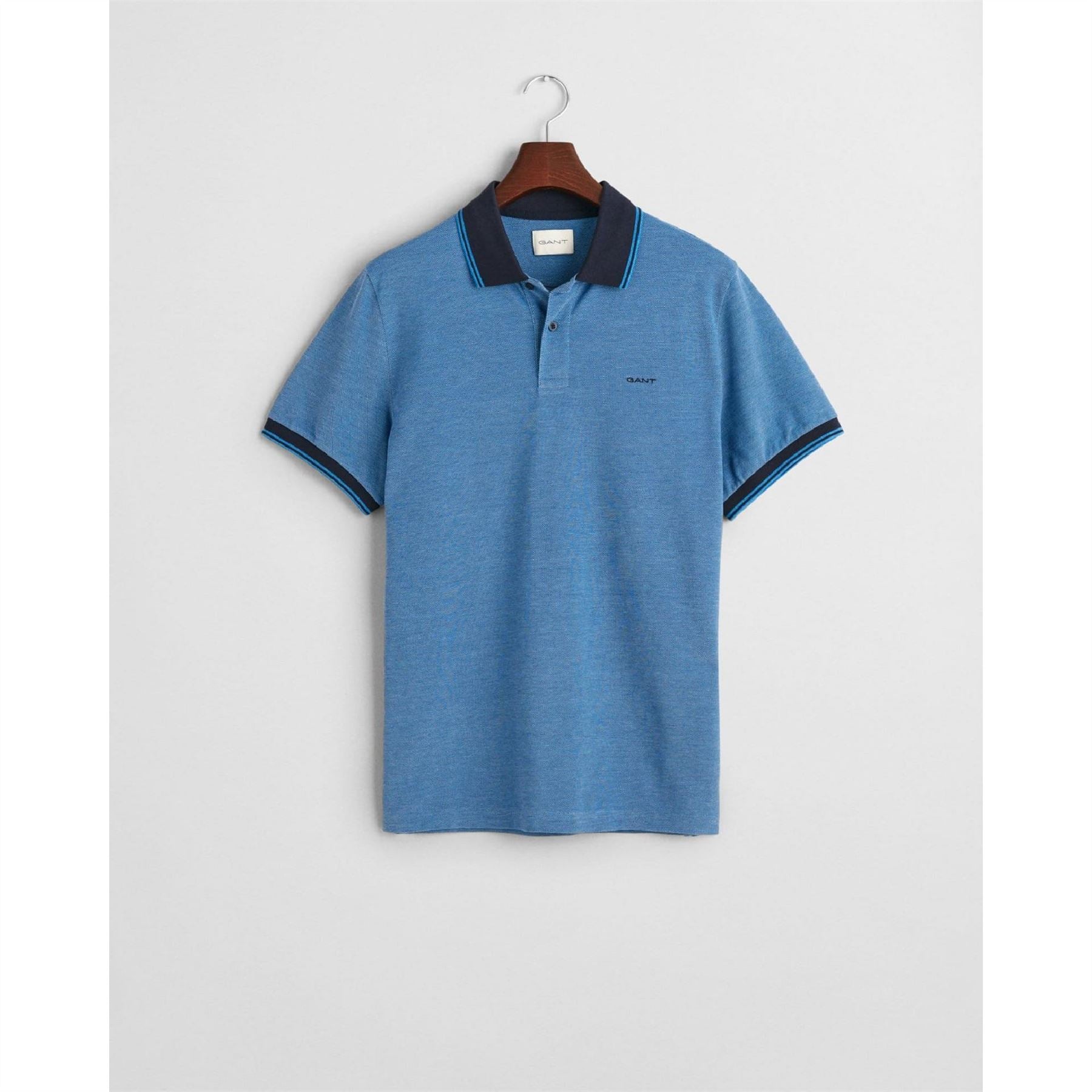 Gant Contrast Collar Piqué Polo Shirt