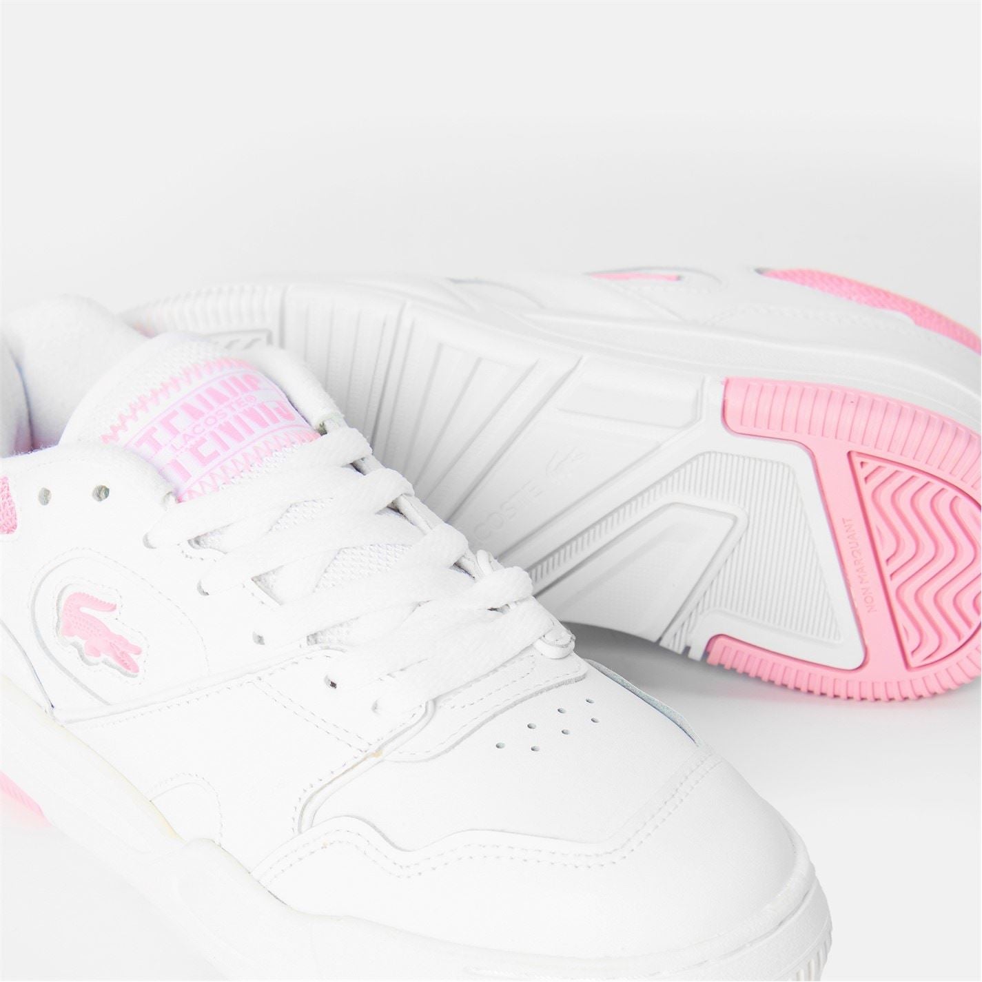 Lacoste Lineshot 224 Crocodile Print Trainers