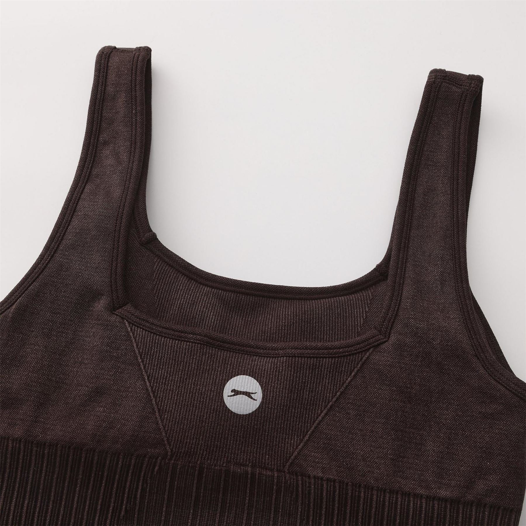 Slazenger 2 Pack Square Neck Cropped Bra