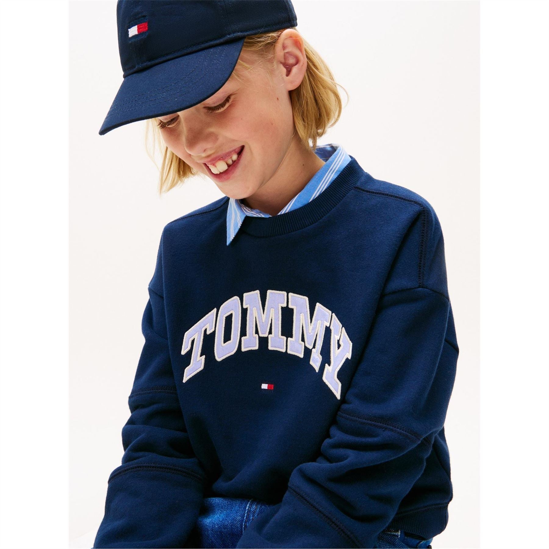 Tommy Hilfiger Varsity Crew Neck Relaxed Fit Sweatshirt