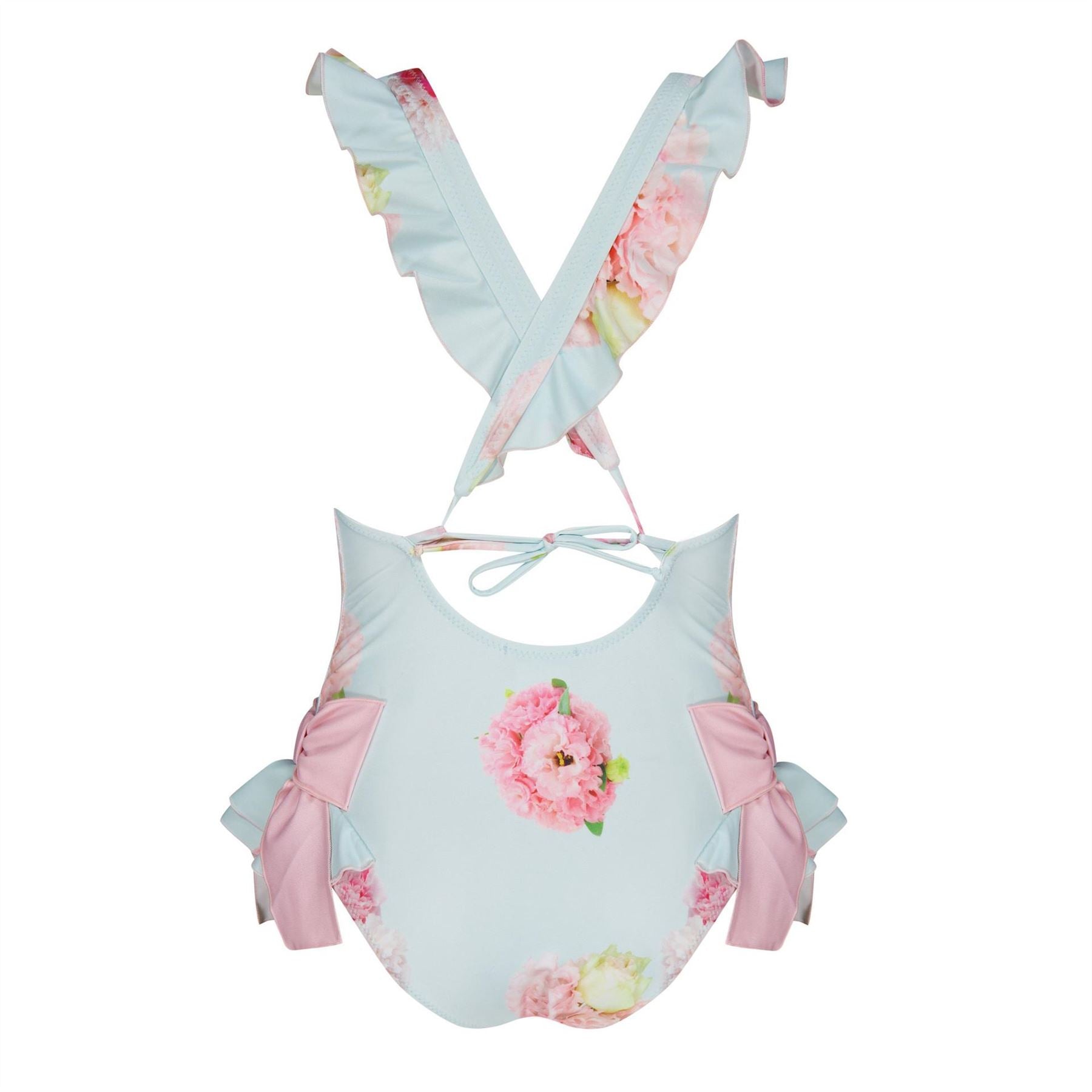Phi Hydrangea Scoop Neck Swimsuit