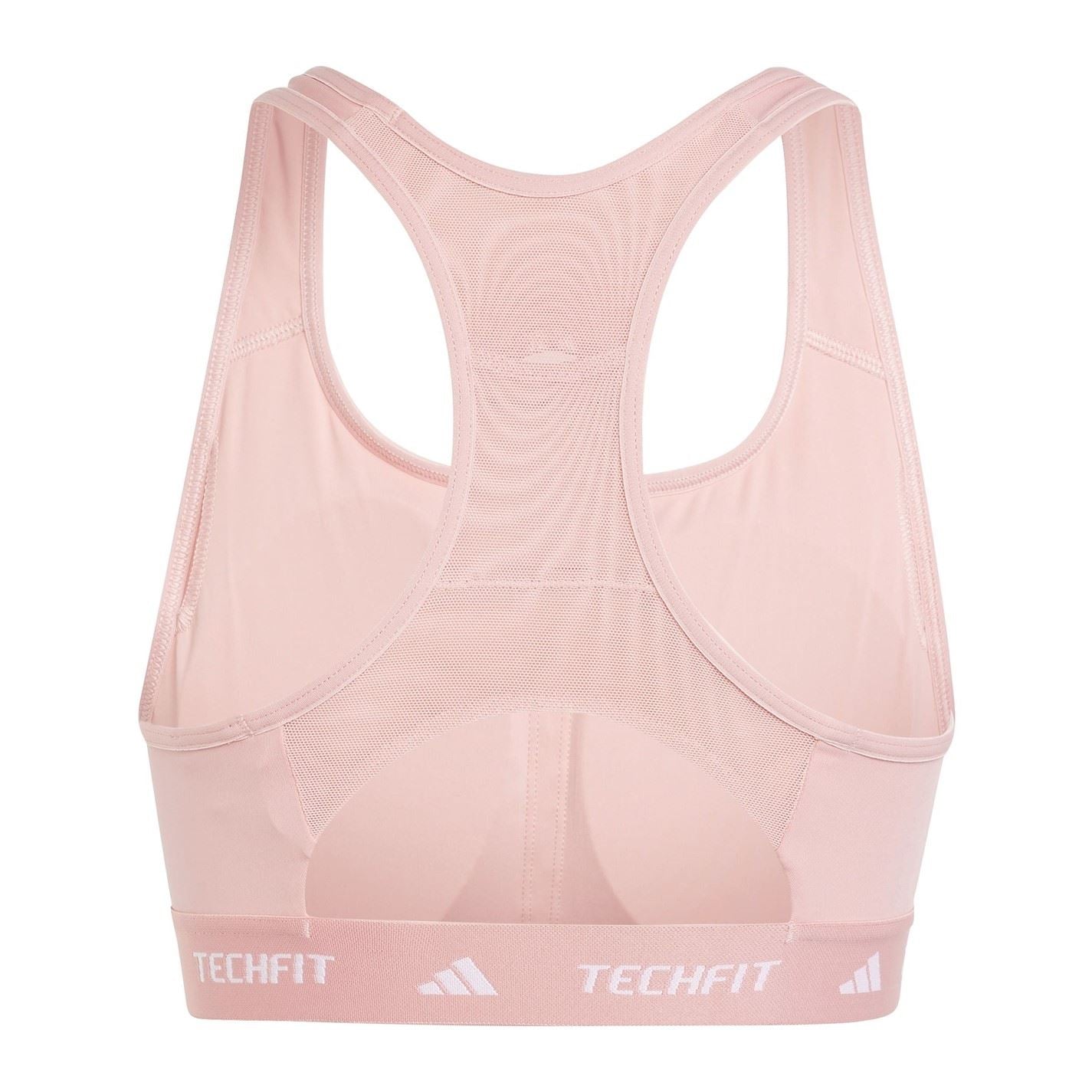 adidas Crew Neck Compression Fit Cropped Bra