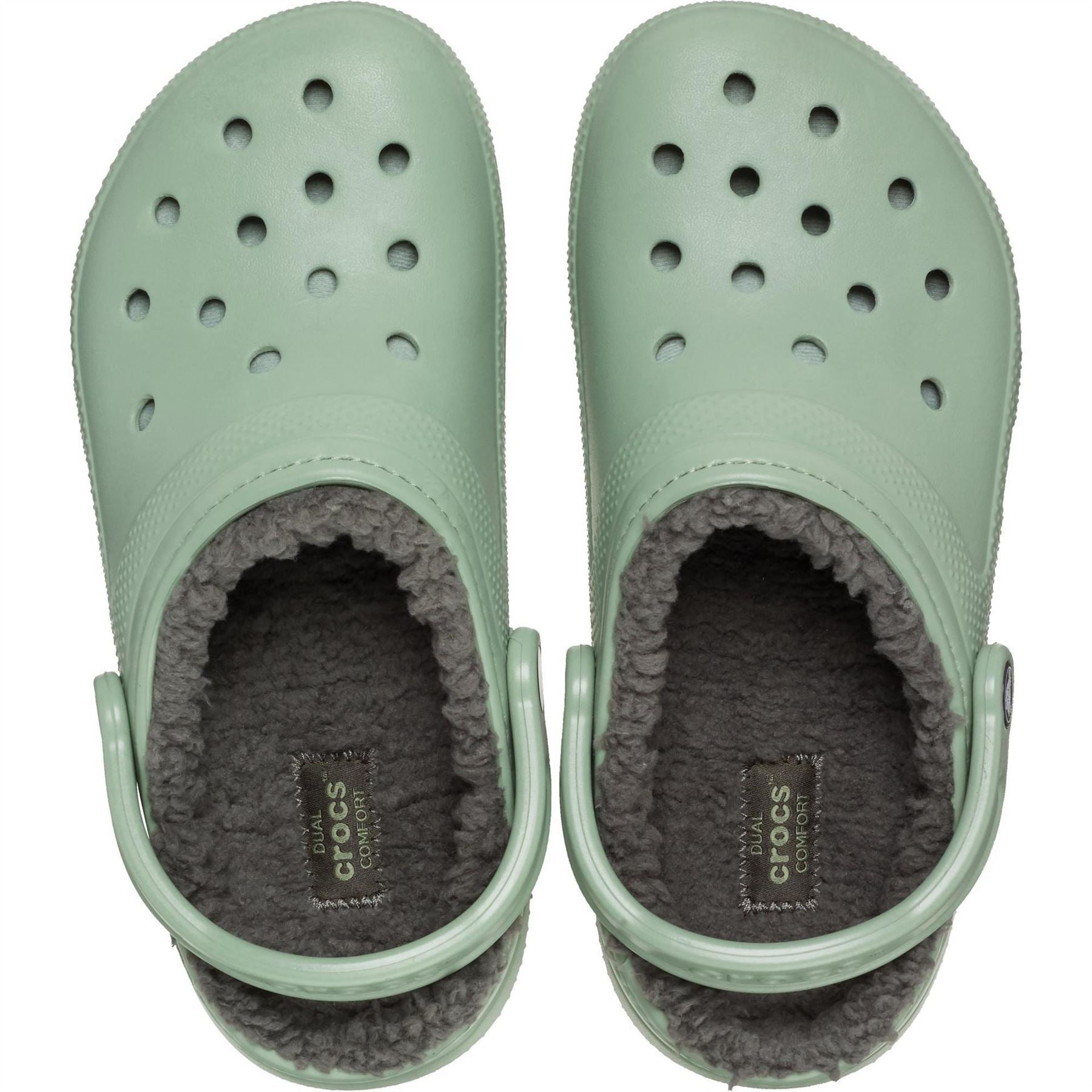 Crocs Lined Shuv Clogs with Perforated Toe