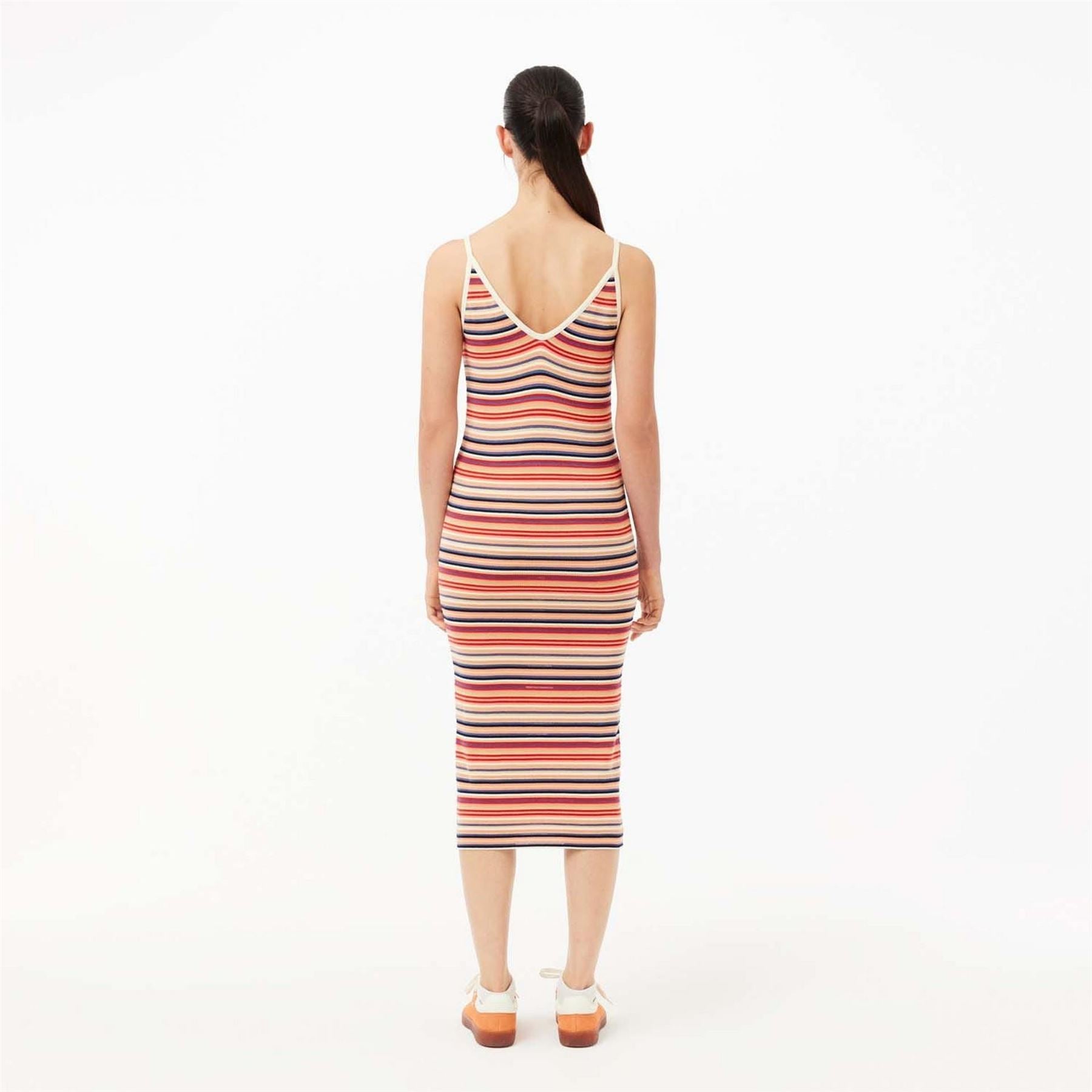 Lacoste Striped Cotton Dress