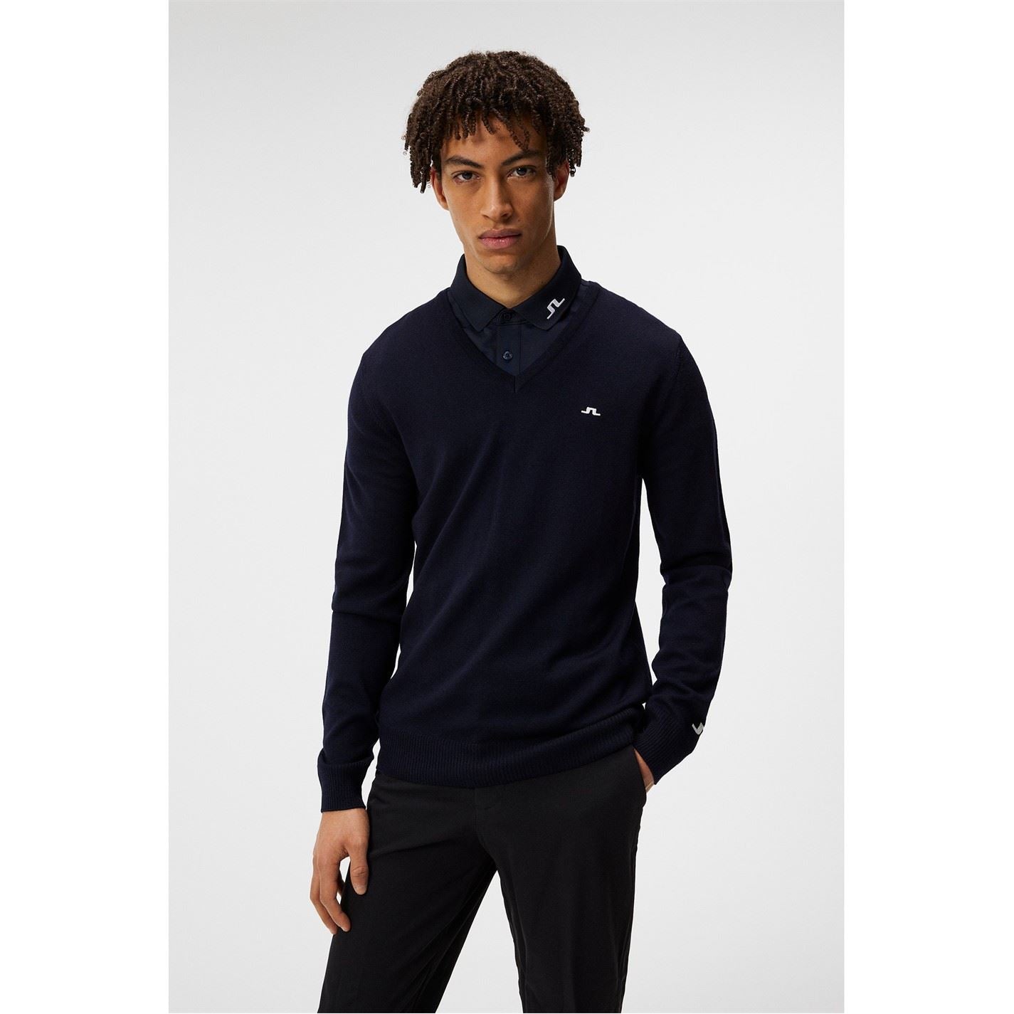 J Lindeberg Golf Crew Neck Jumper