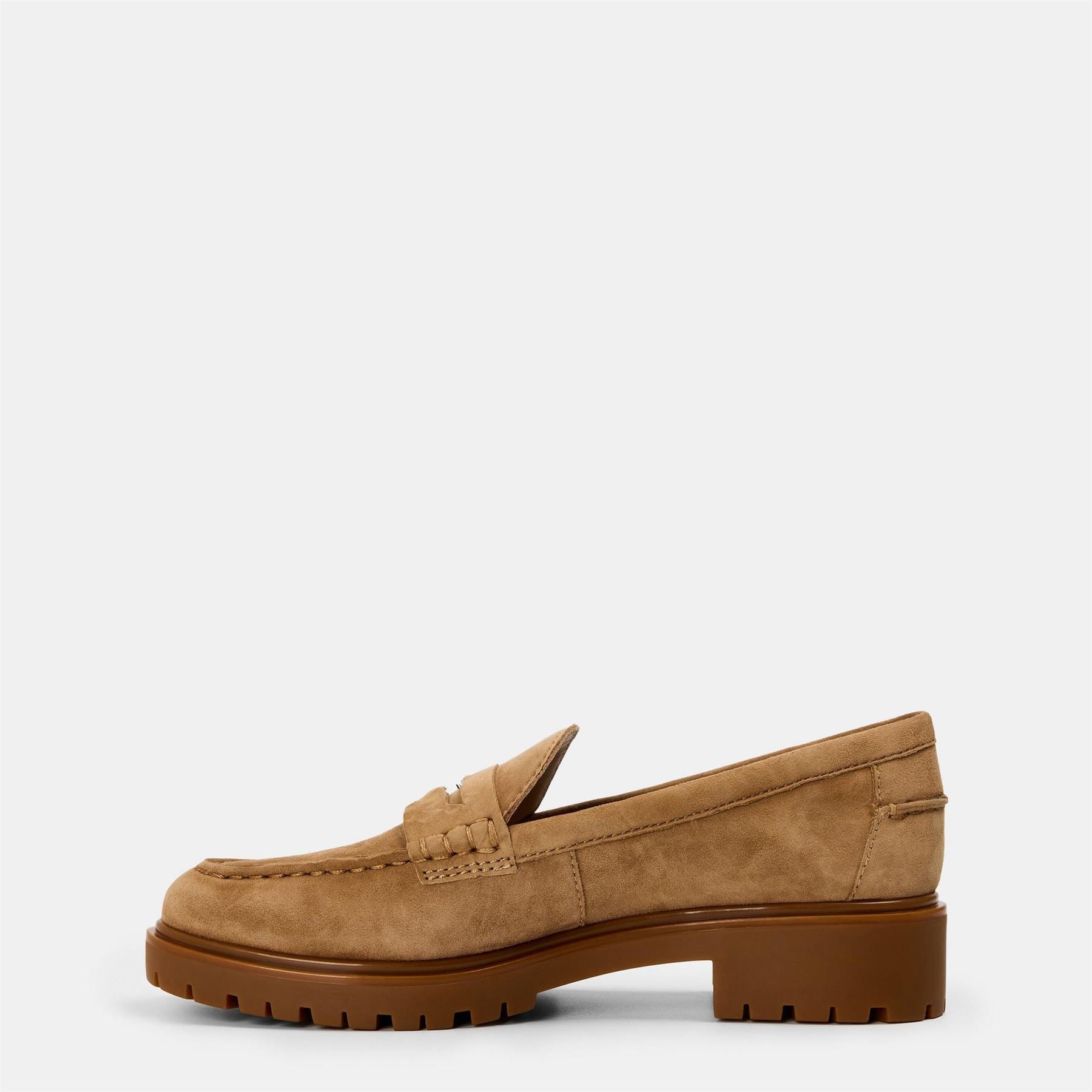 Lauren by Ralph Lauren Marli Penny Loafers Chunky Heel