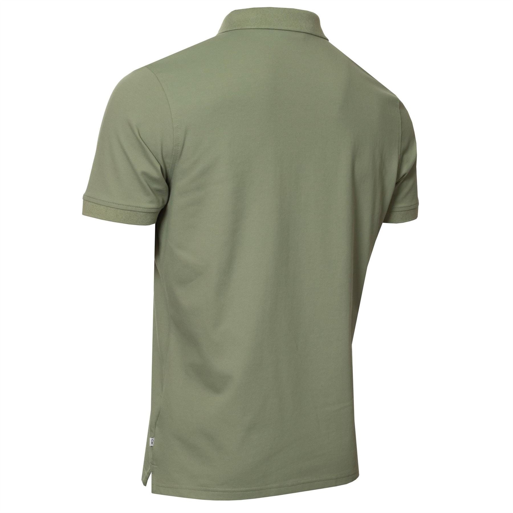 Calvin Klein Golf Embroidered Collared Neck Short Sleeve Polo Shirt